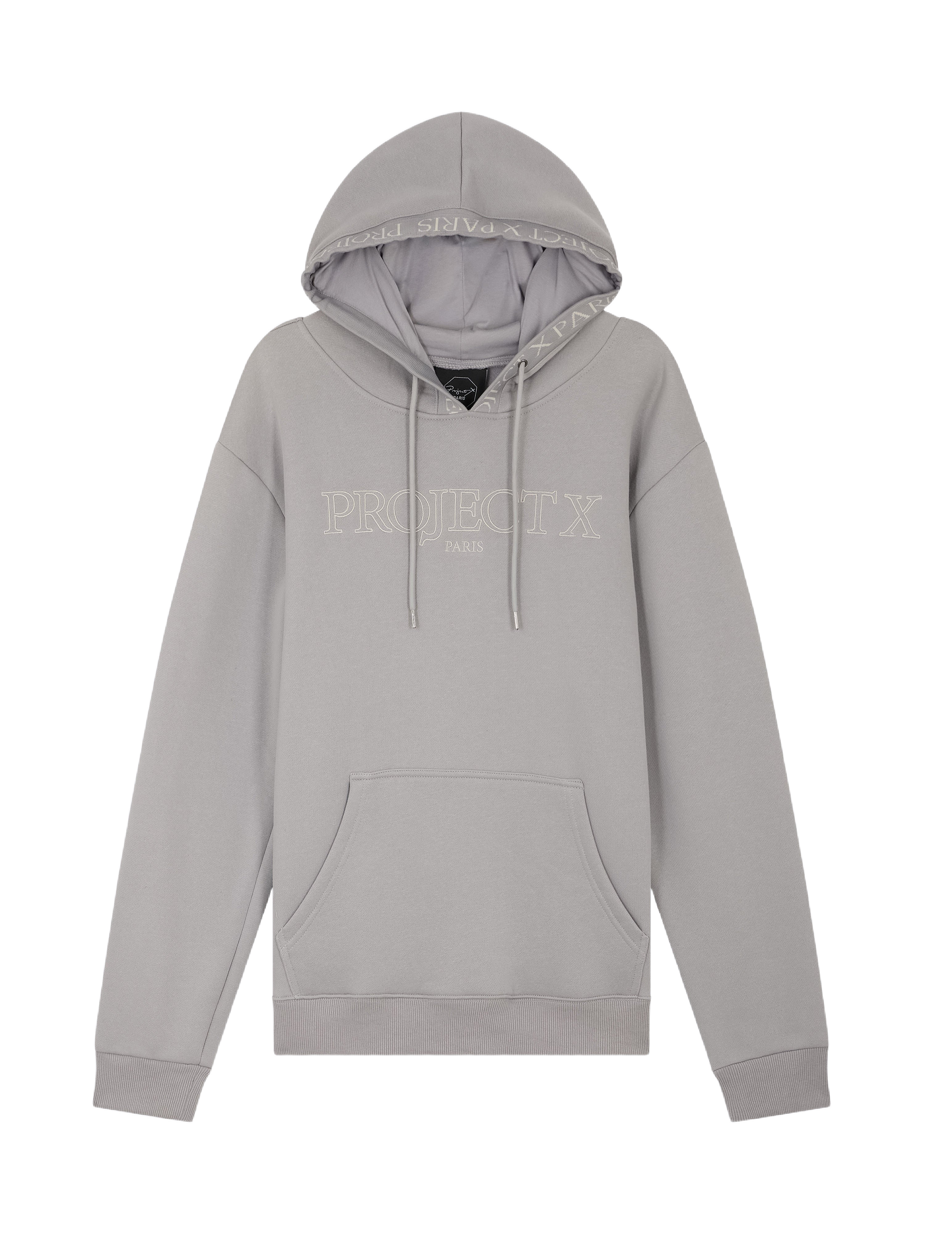 Bluza z kapturem z haftem Contour-6