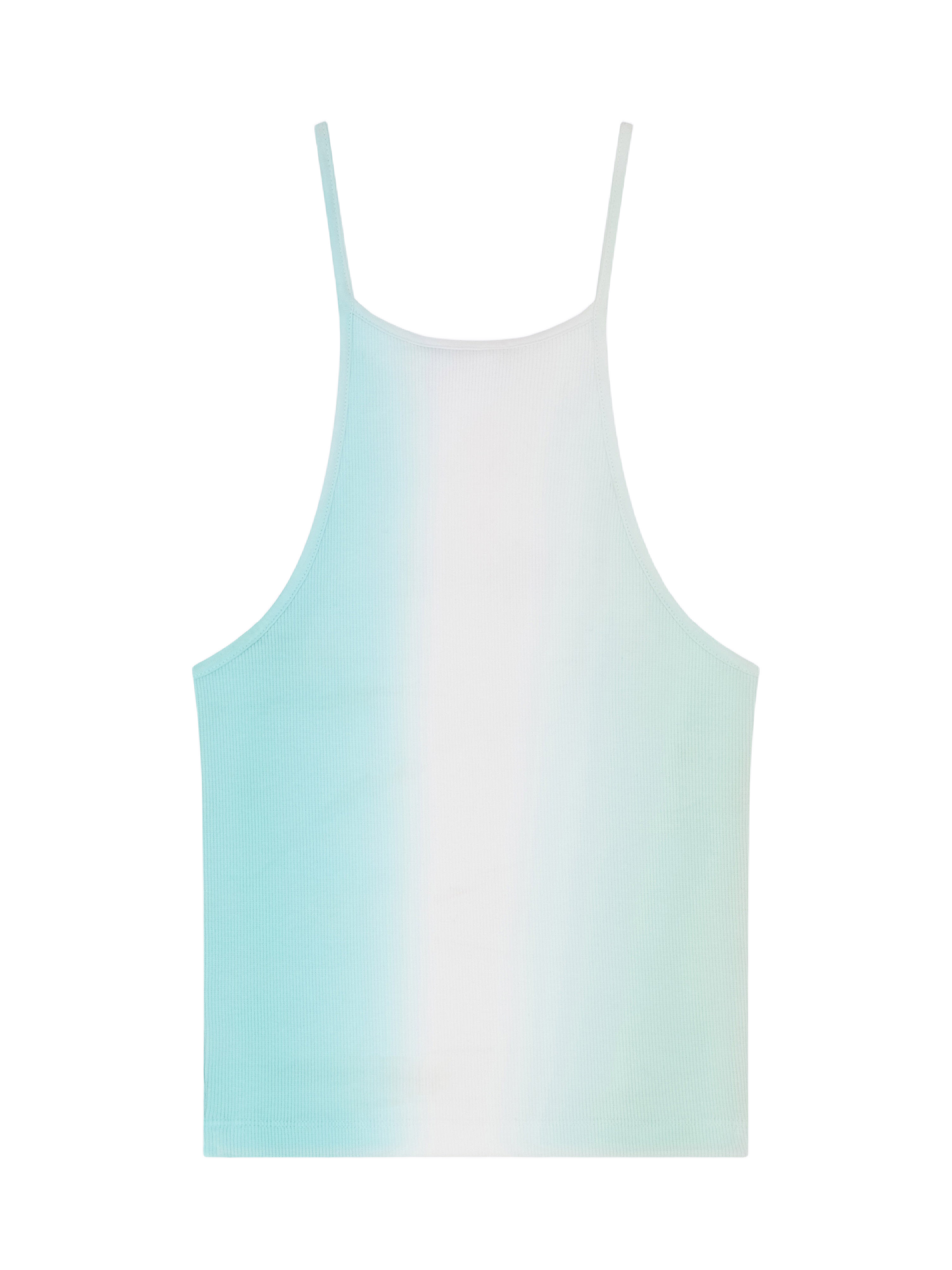 Gradient crop top-7