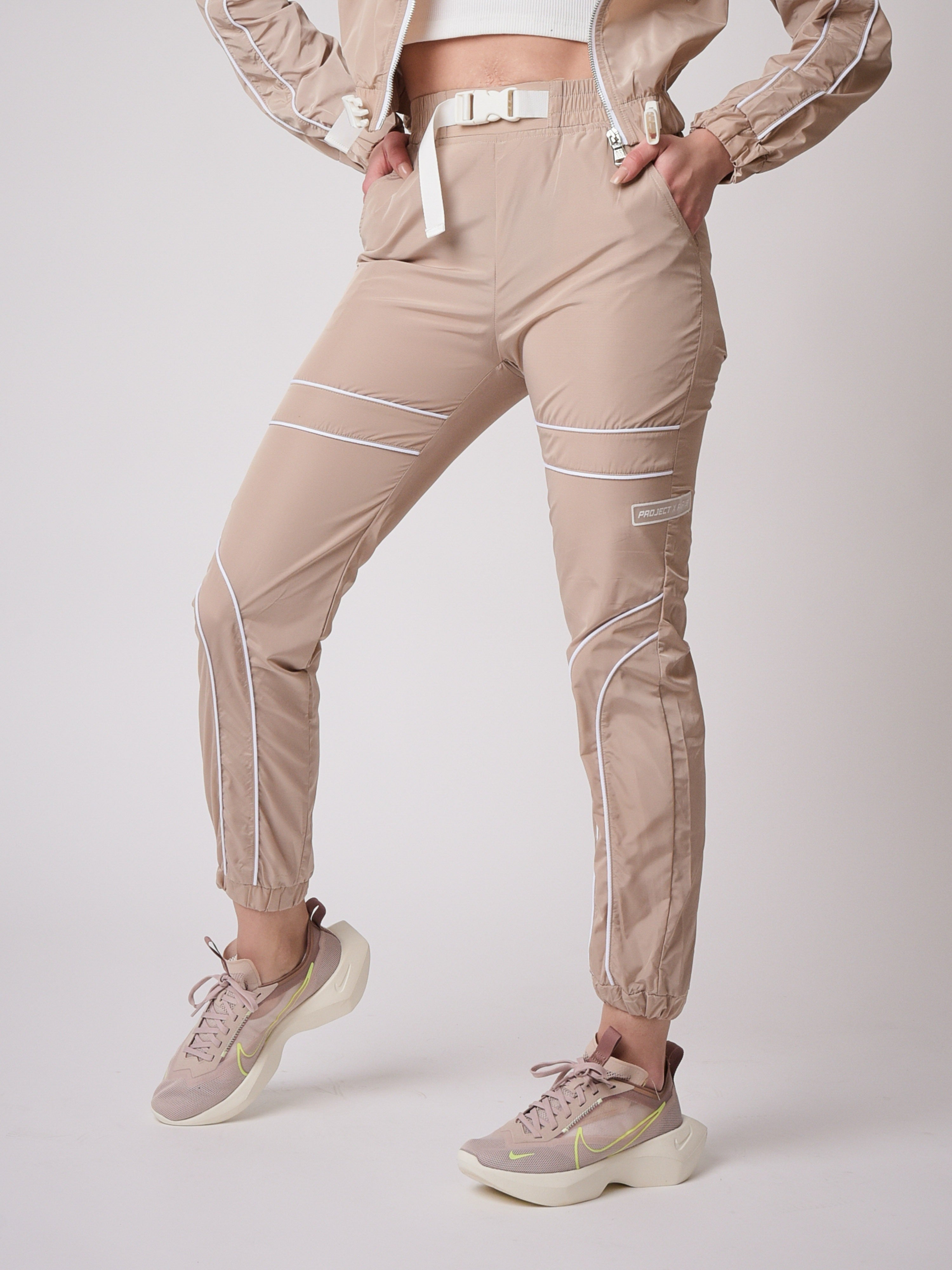 Pantaloni da jogging basic con piping-2