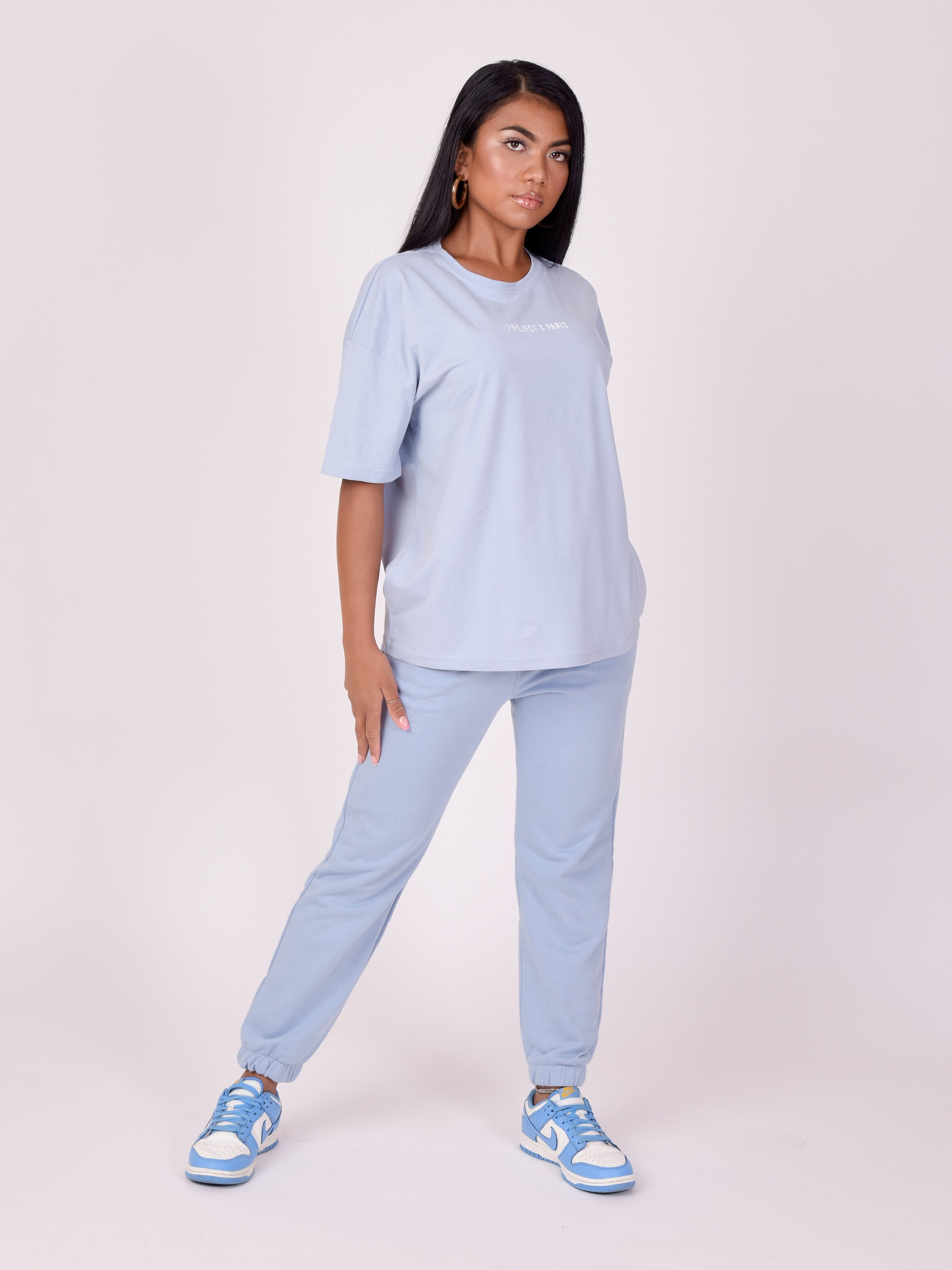 Basic locker sitzendes T-Shirt-3
