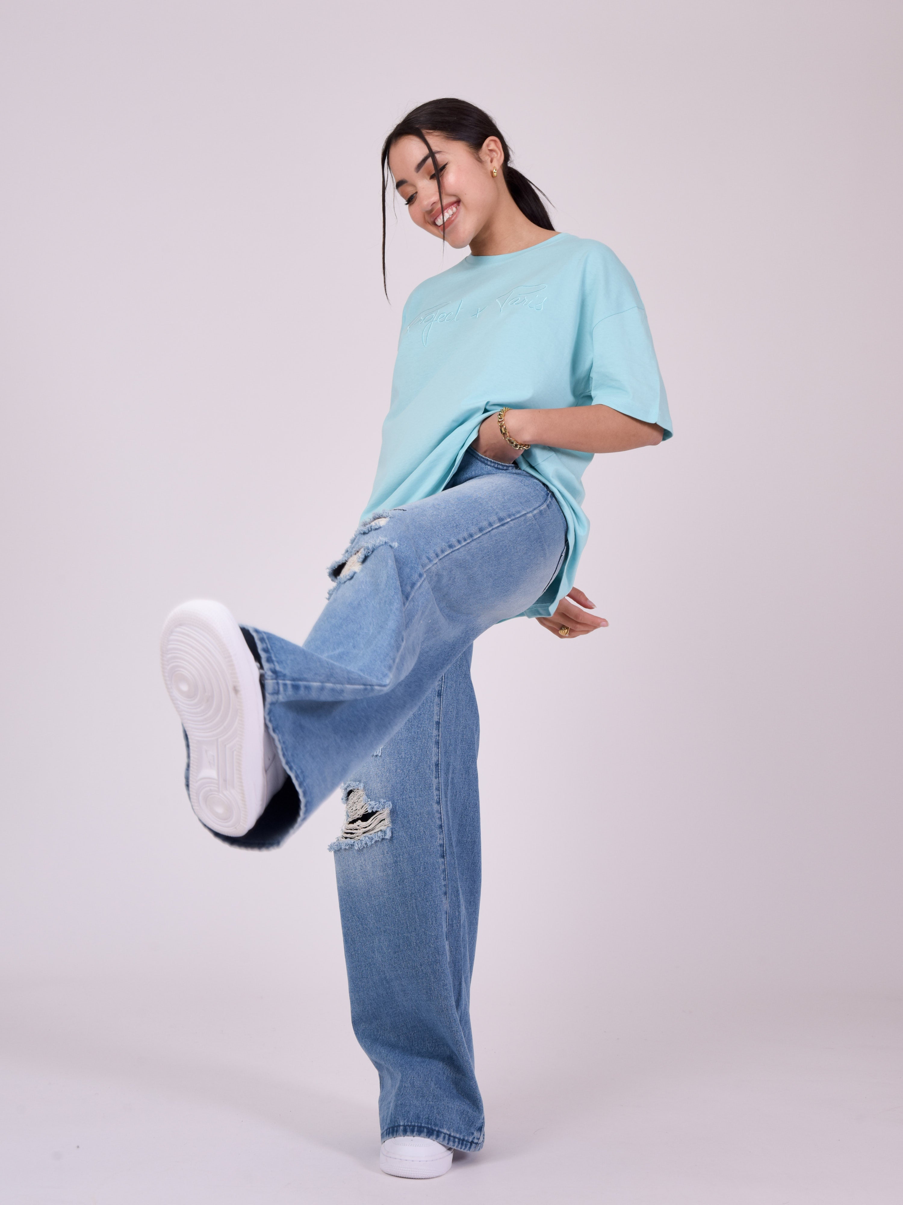 Basic loose fit logo T-shirt-2