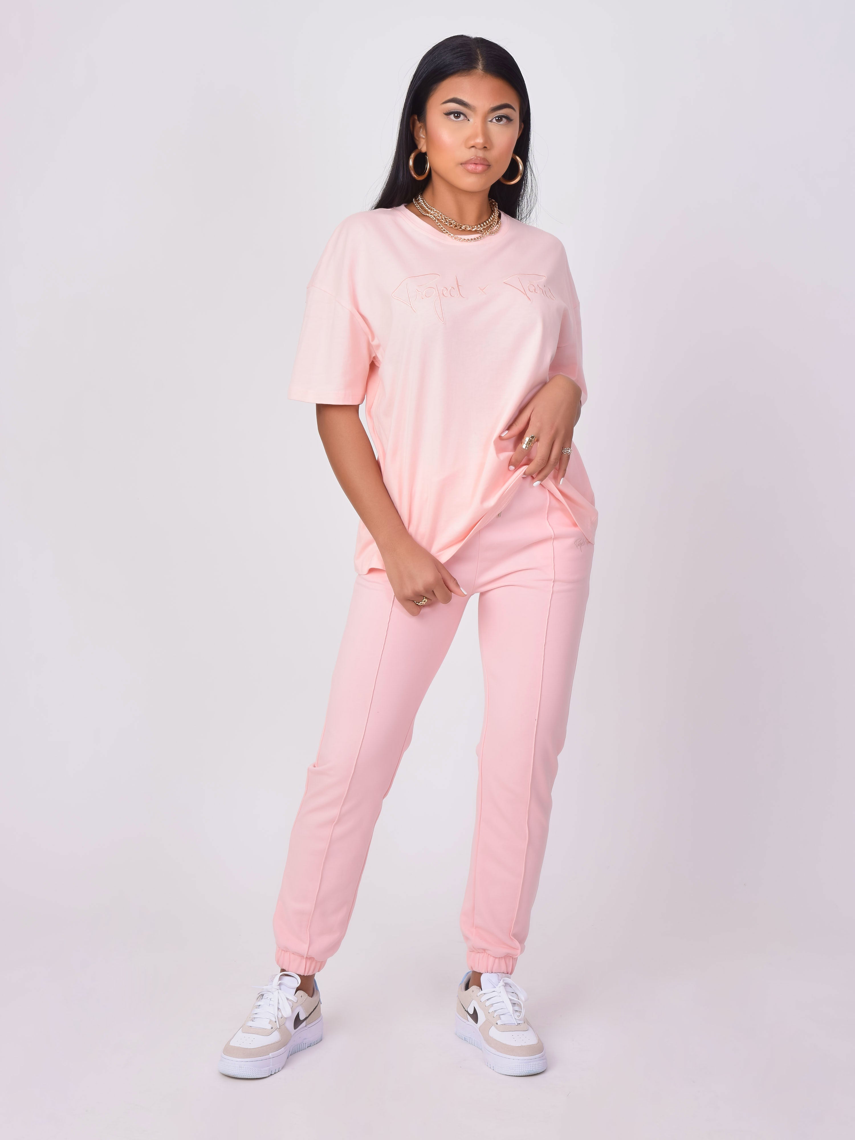 Basic loose fit logo T-shirt-1