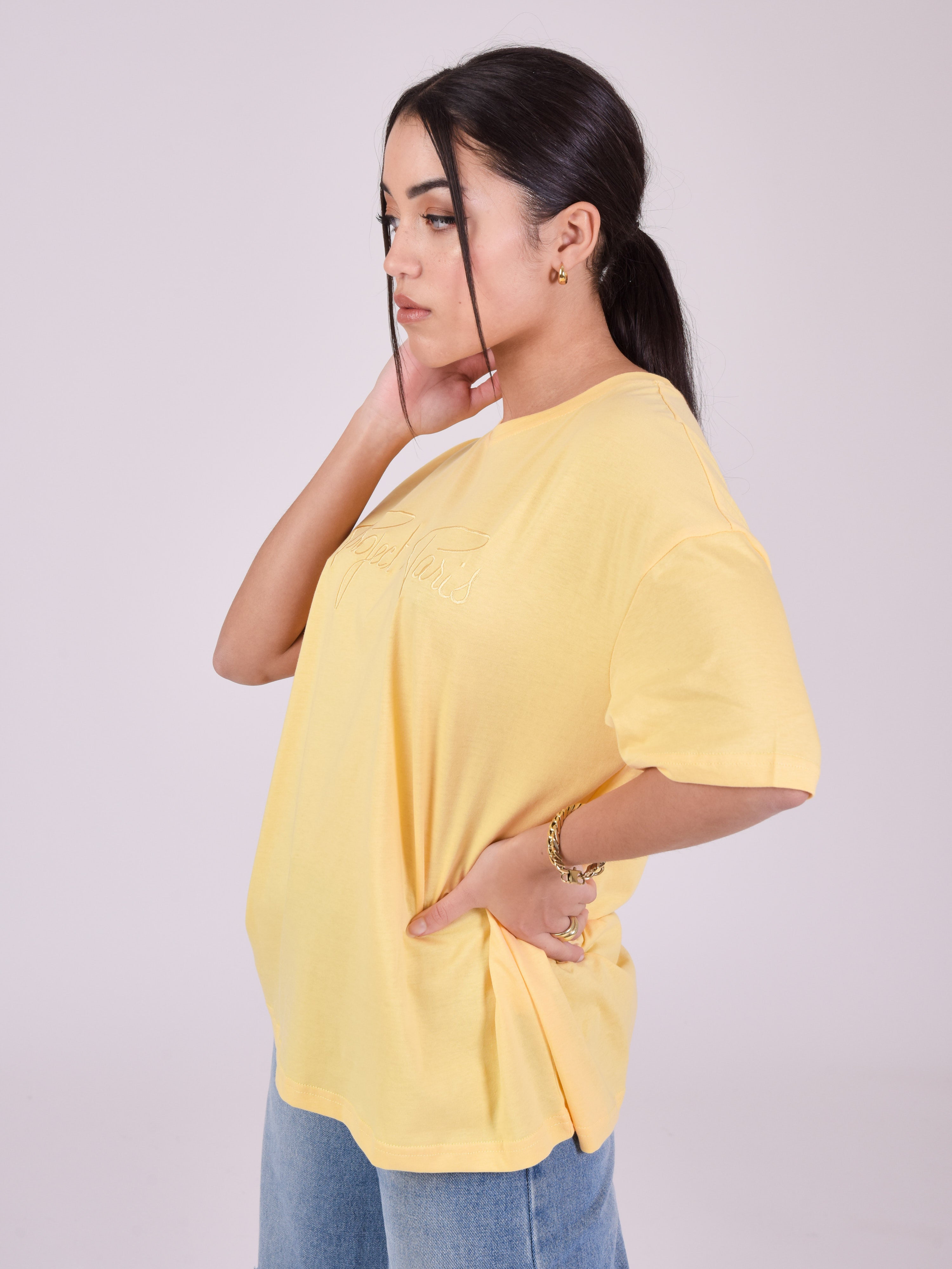 Basic loose fit logo T-shirt-5
