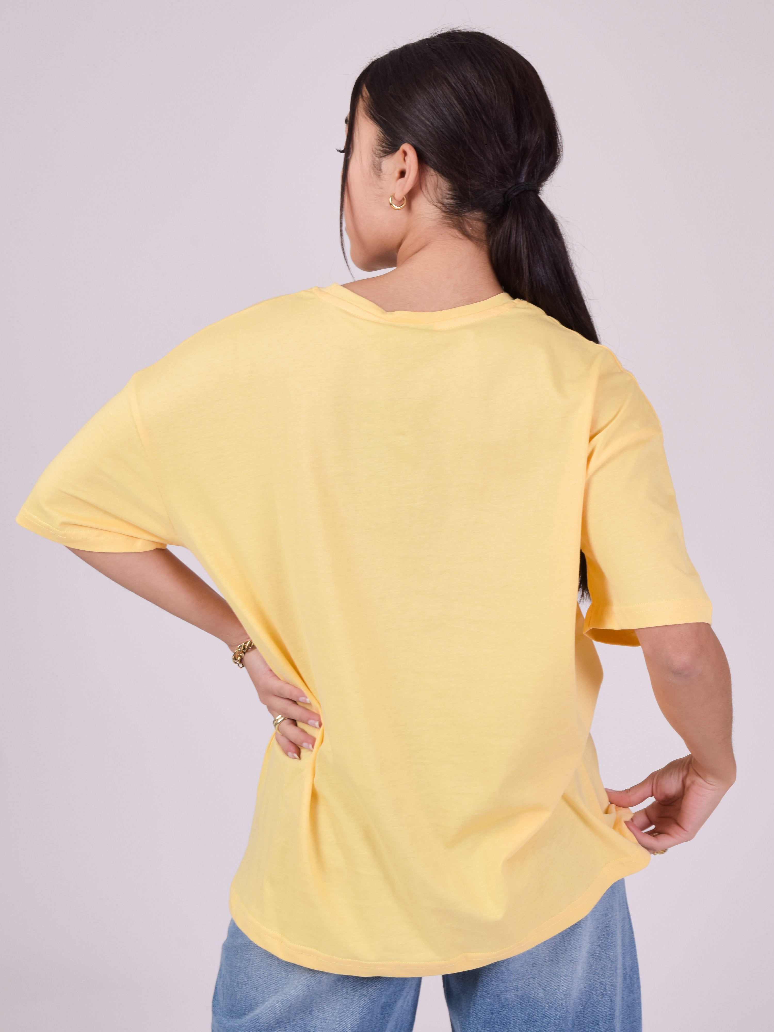 Basic loose fit logo T-shirt-4