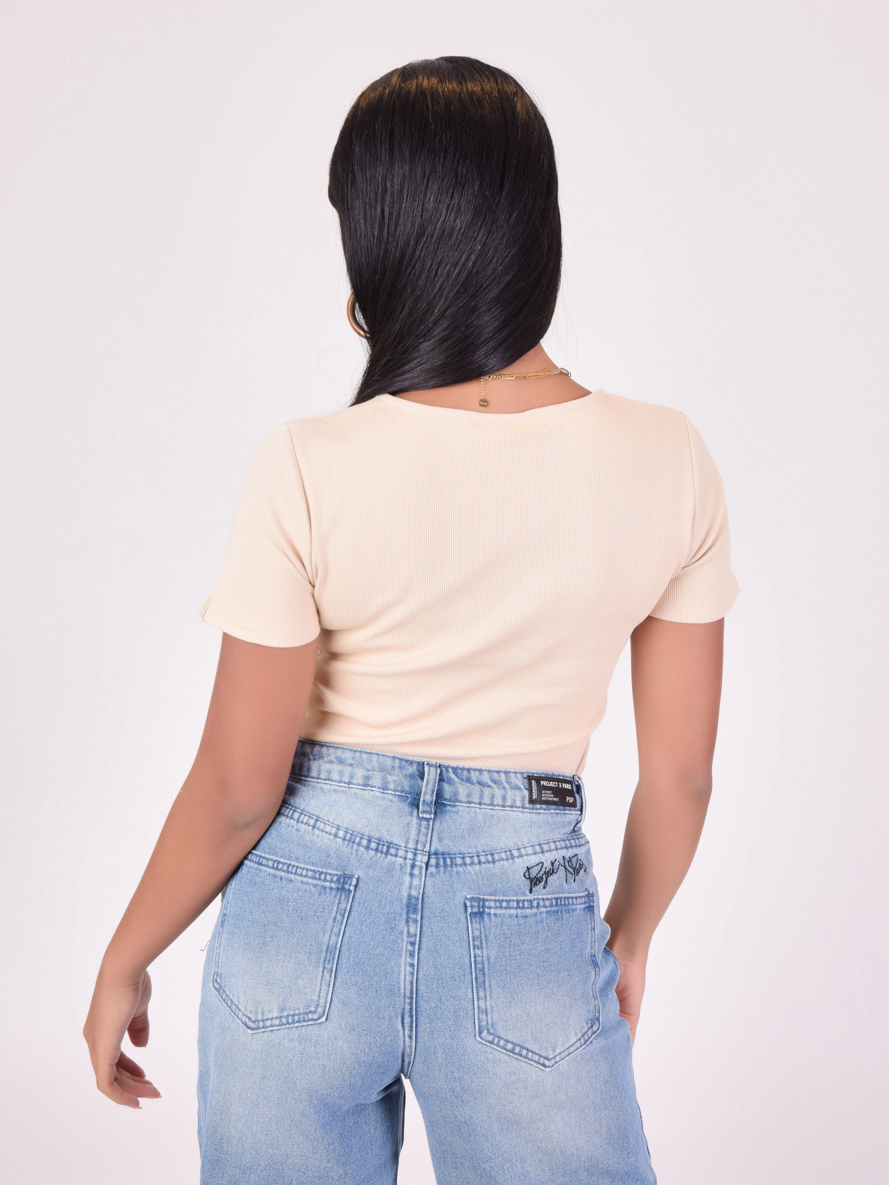 Camiseta ajustada con logo-5