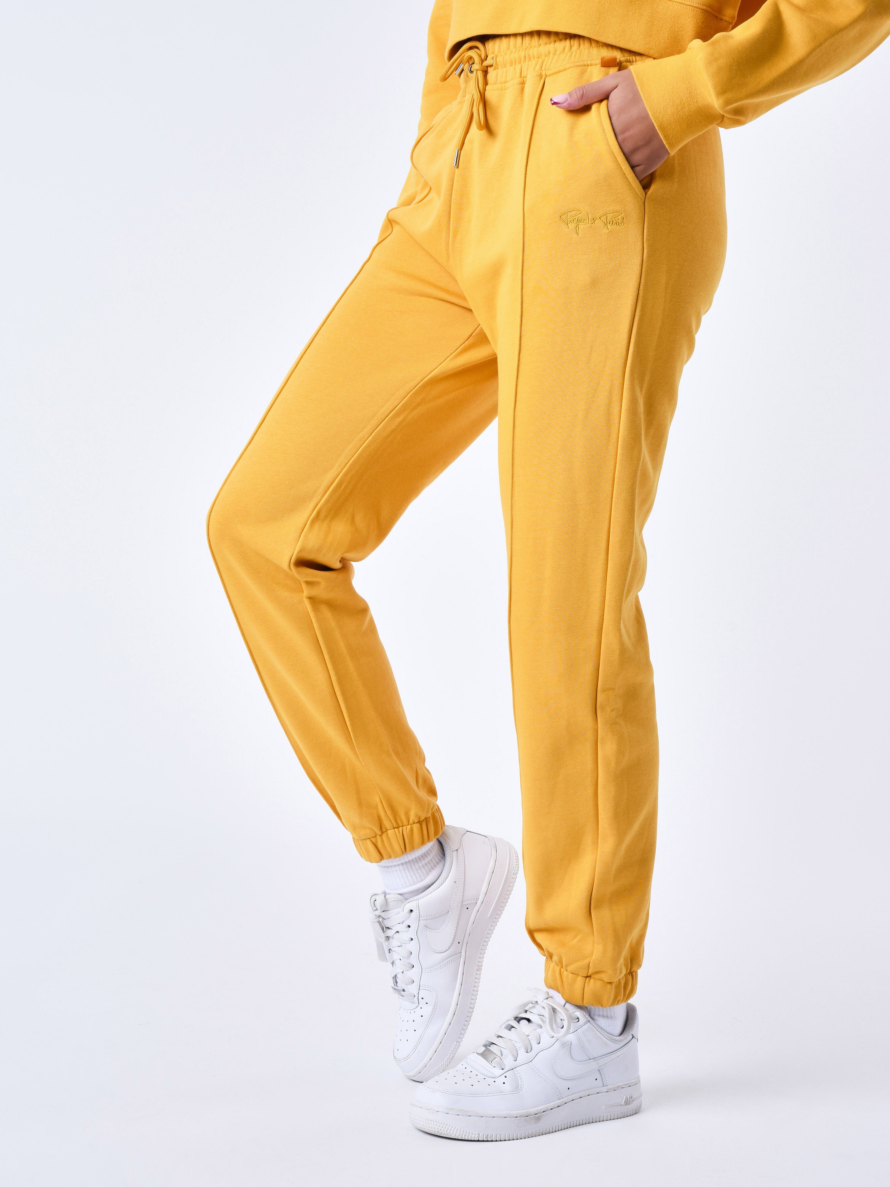 Basic elastische Jogginghose-4