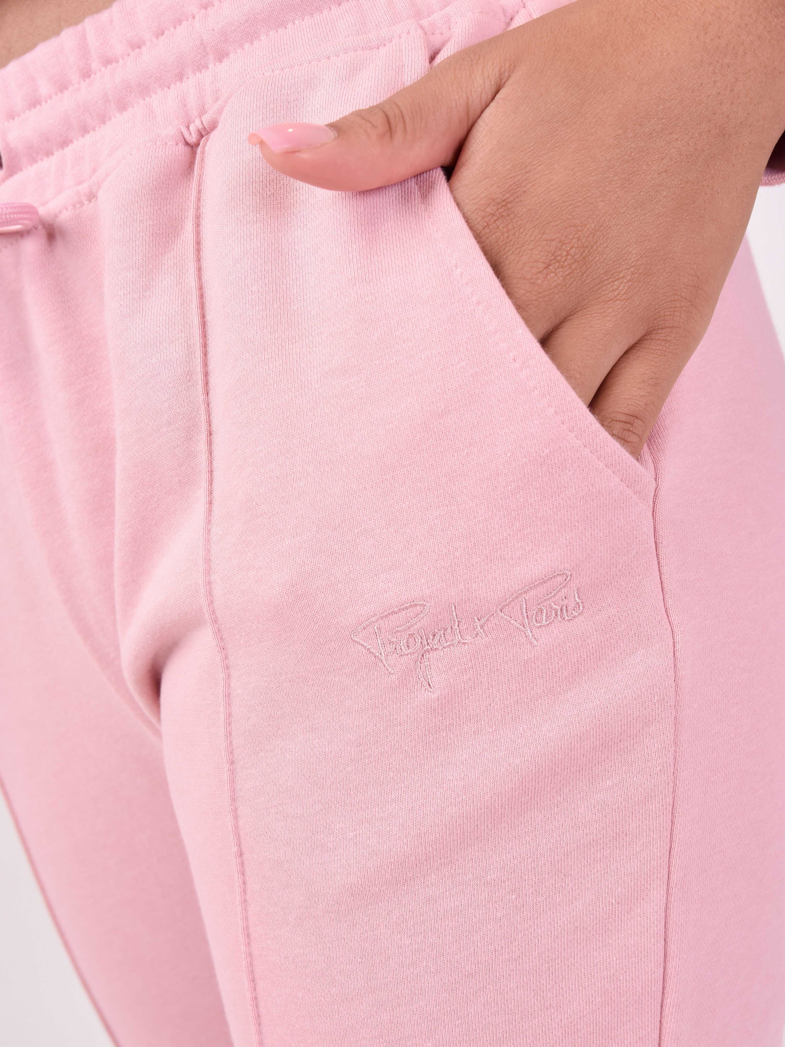 Basic elastische joggingbroek-6