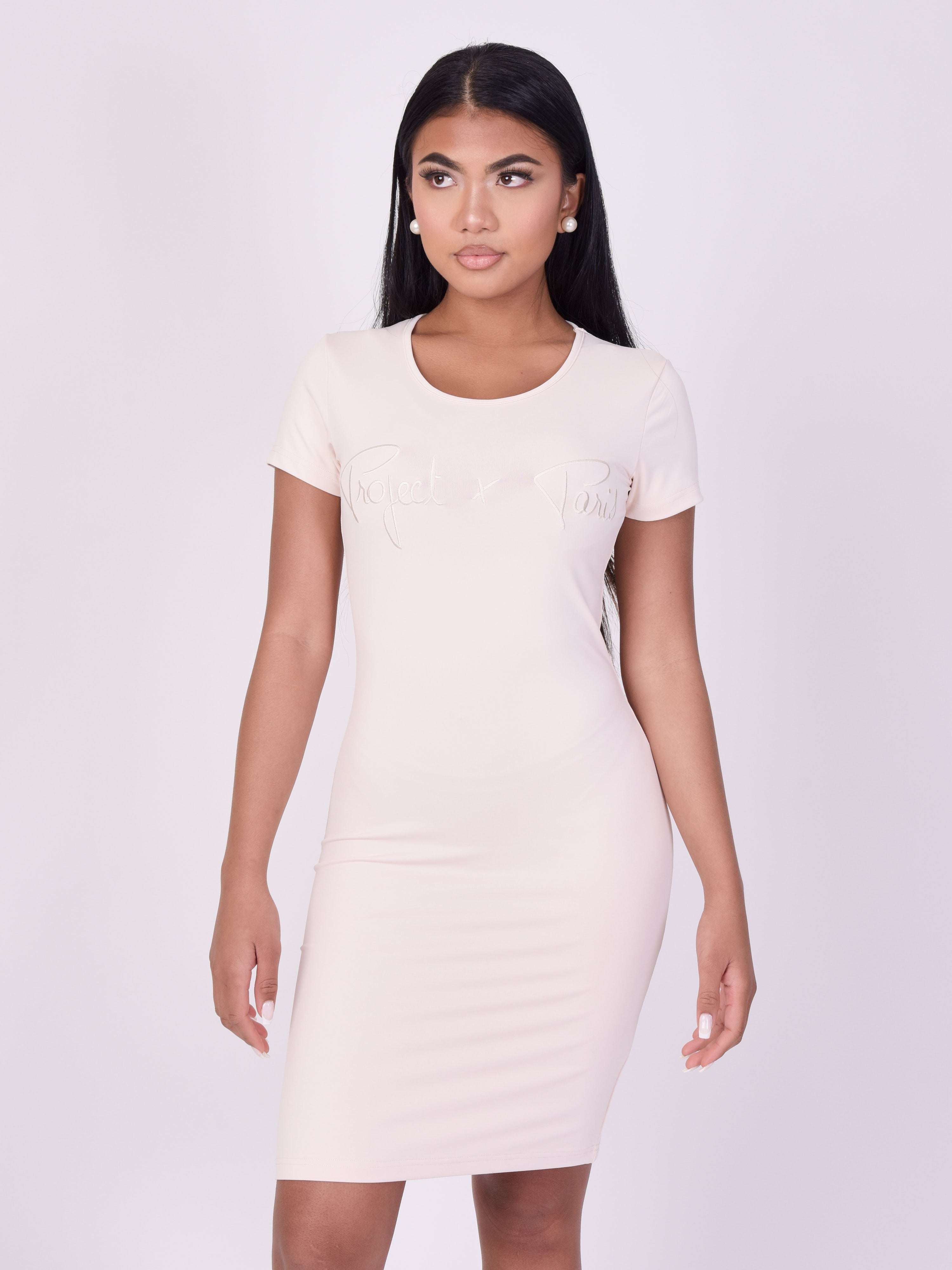 Fitted T-shirt dress-3