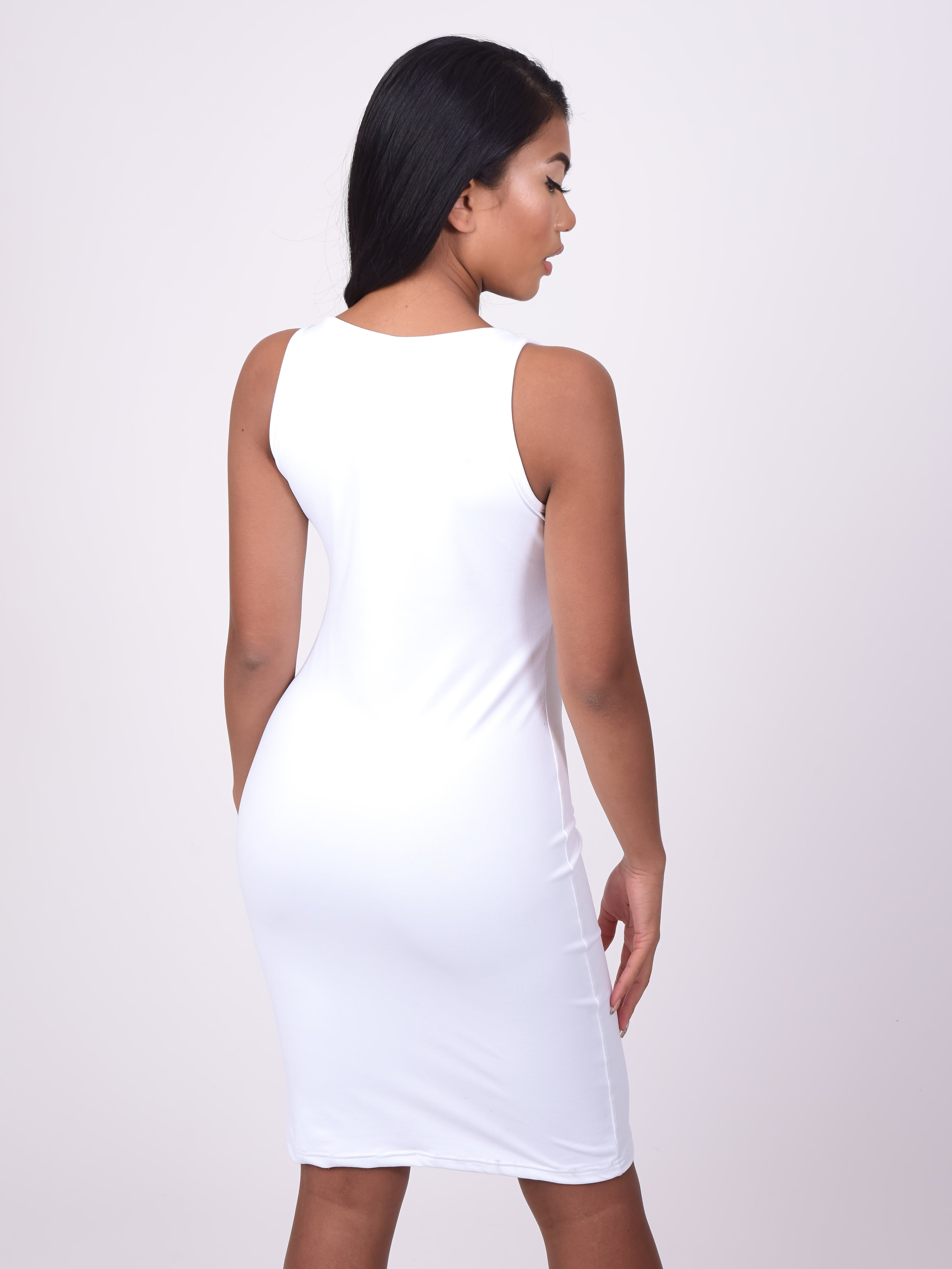 Tanktop Kleid mit Schmetterling-3