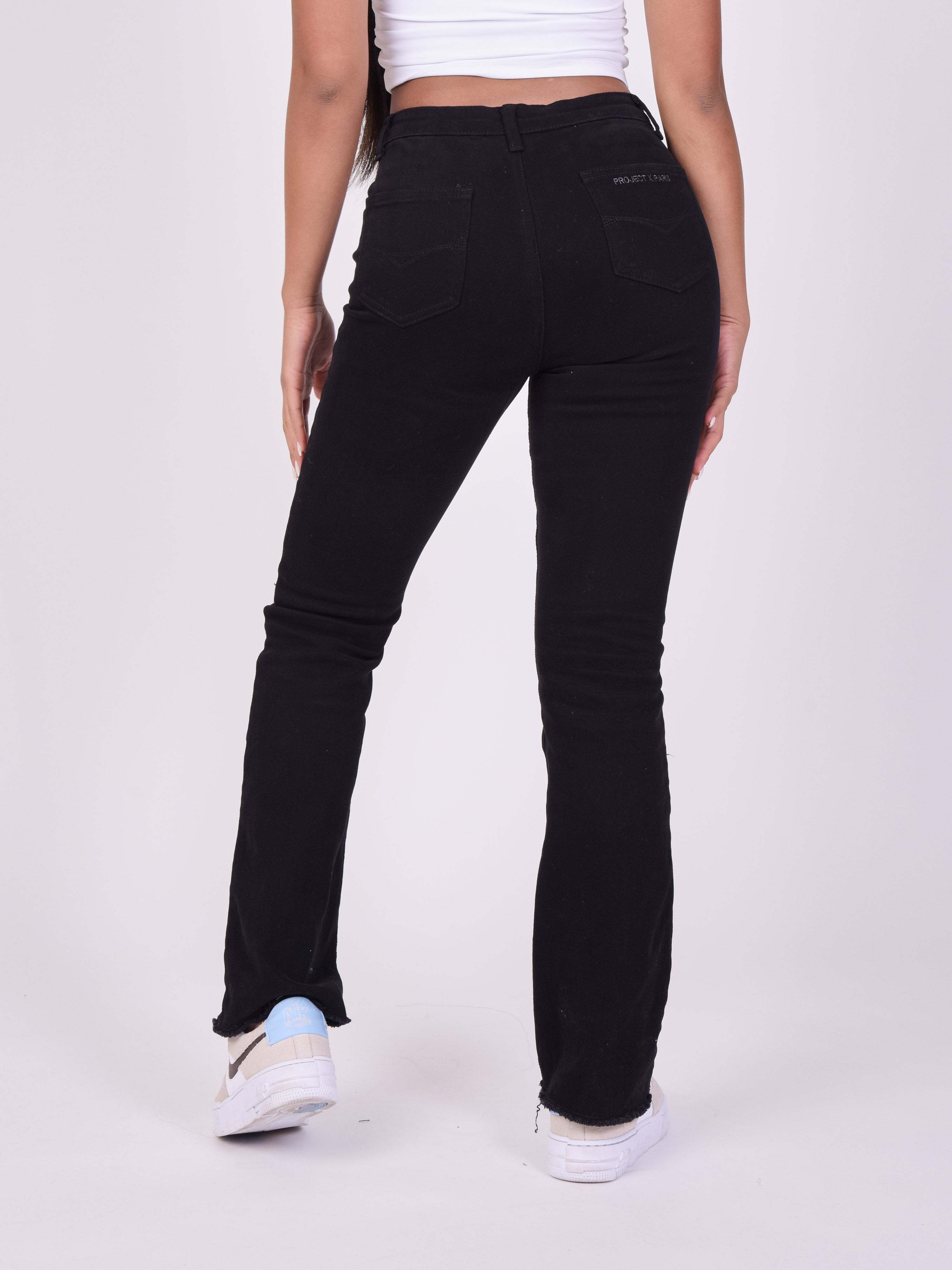 Jeans mit ausgestelltem Stretch-4