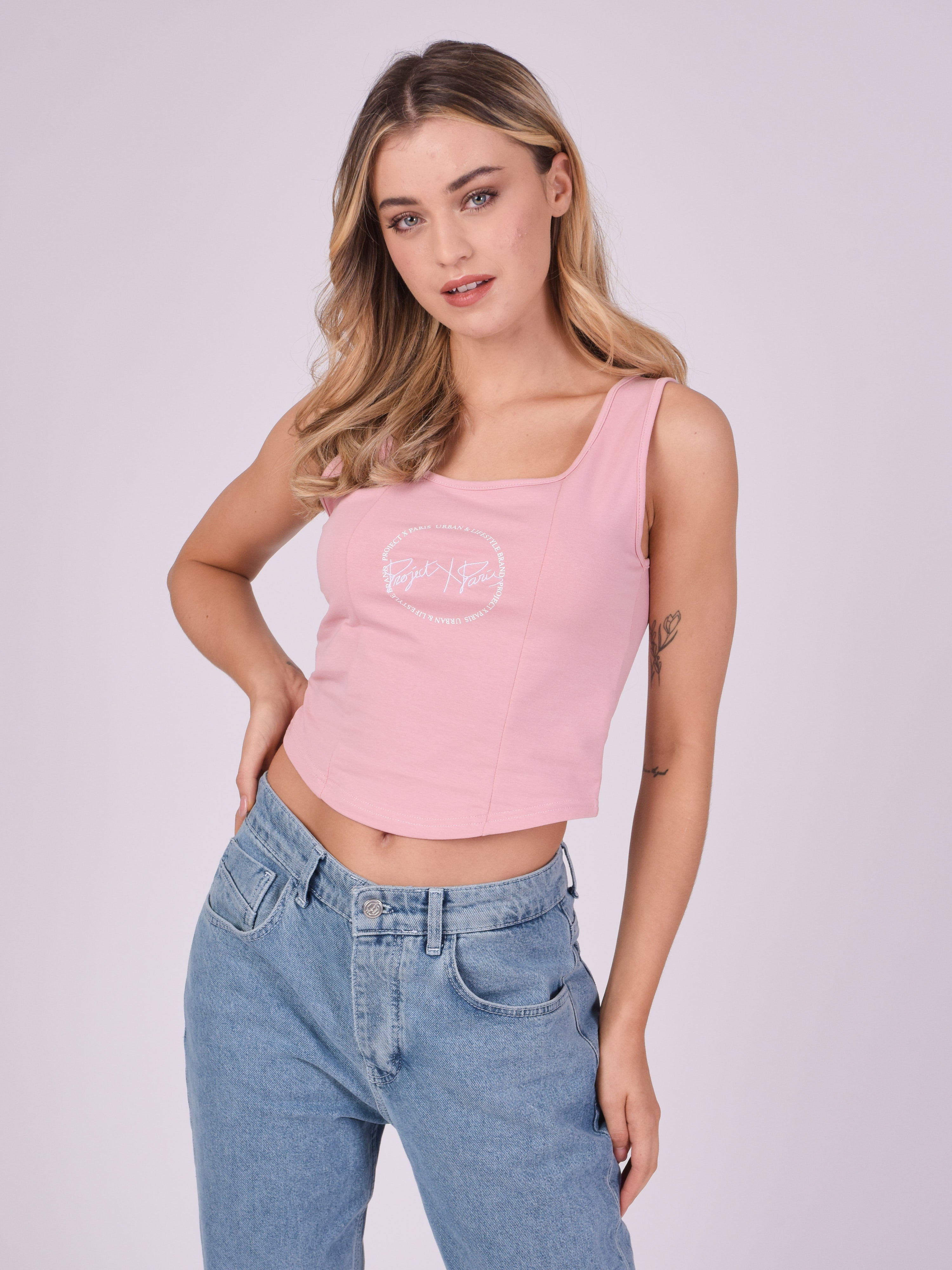 Top bretelle large logo-2