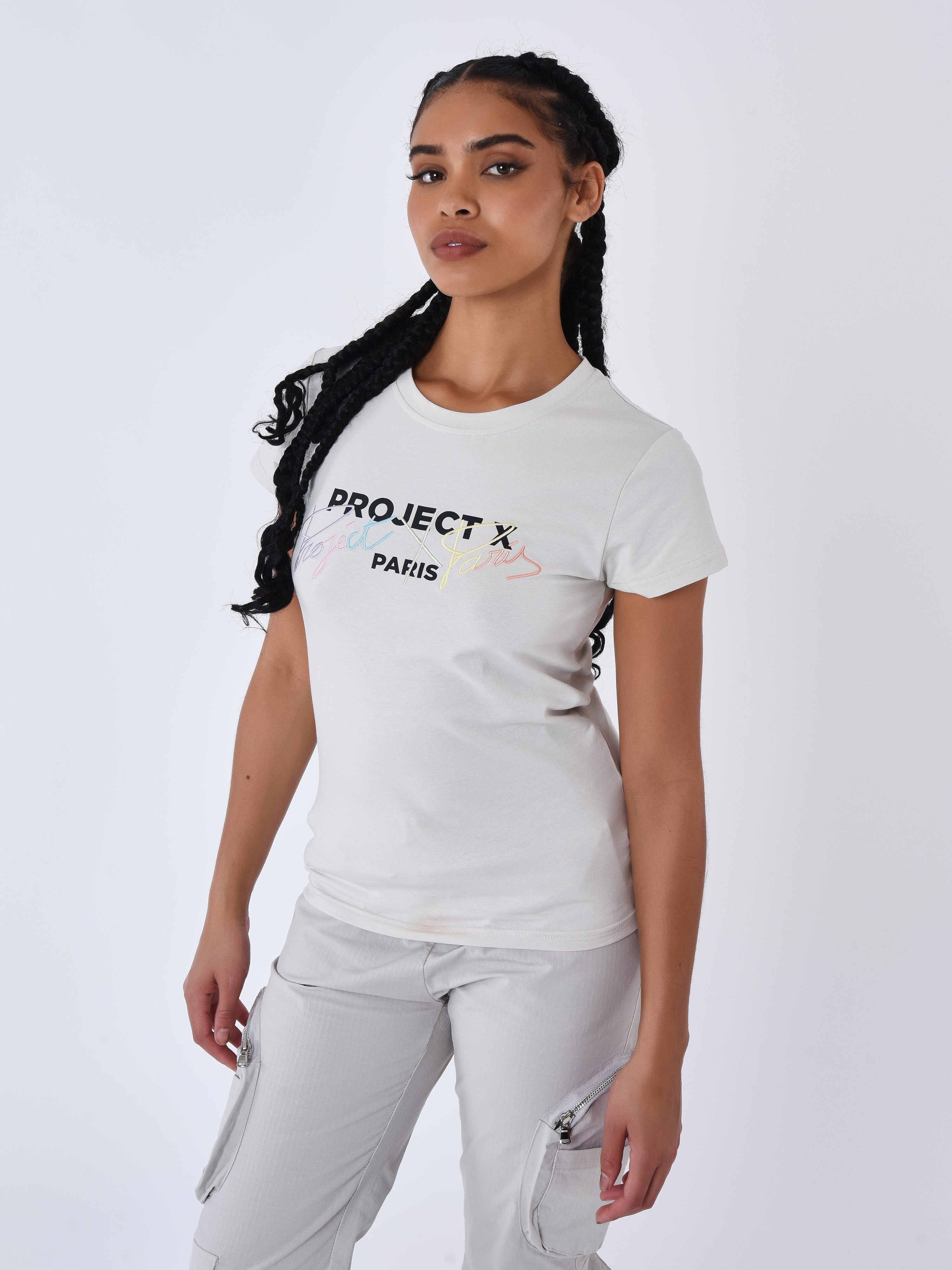 T-shirt collo rotondo-5