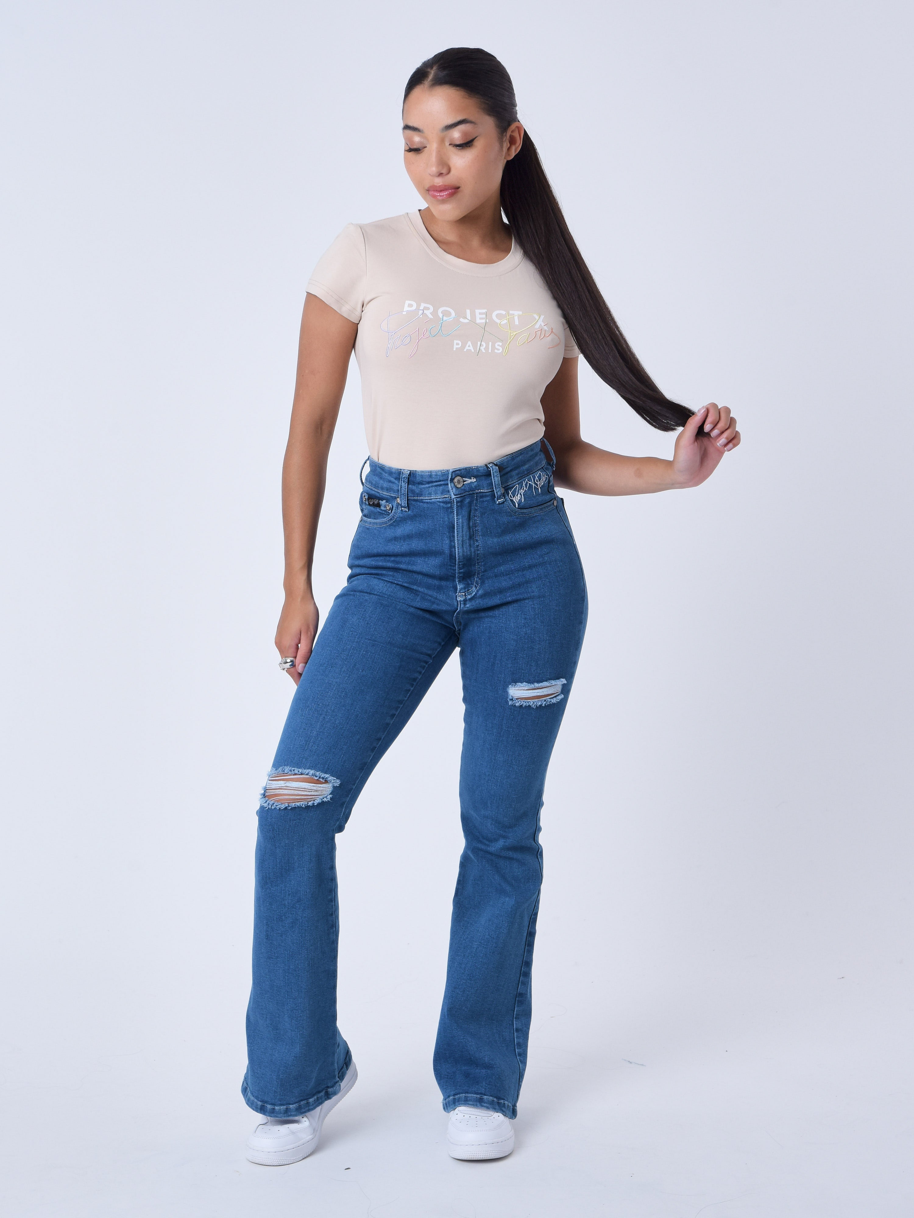 T-shirt collo rotondo-3