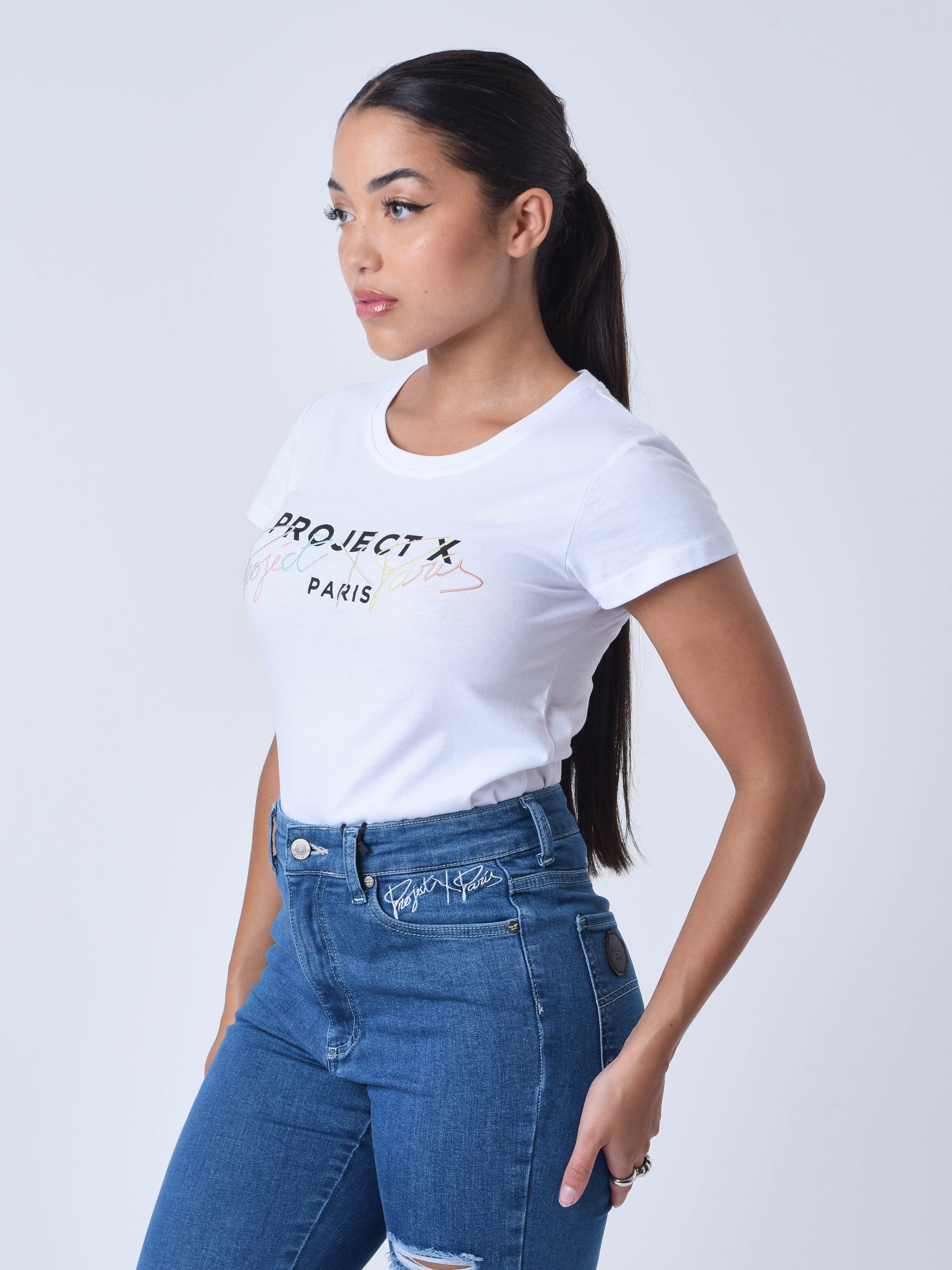 Ronde hals T-shirt-6