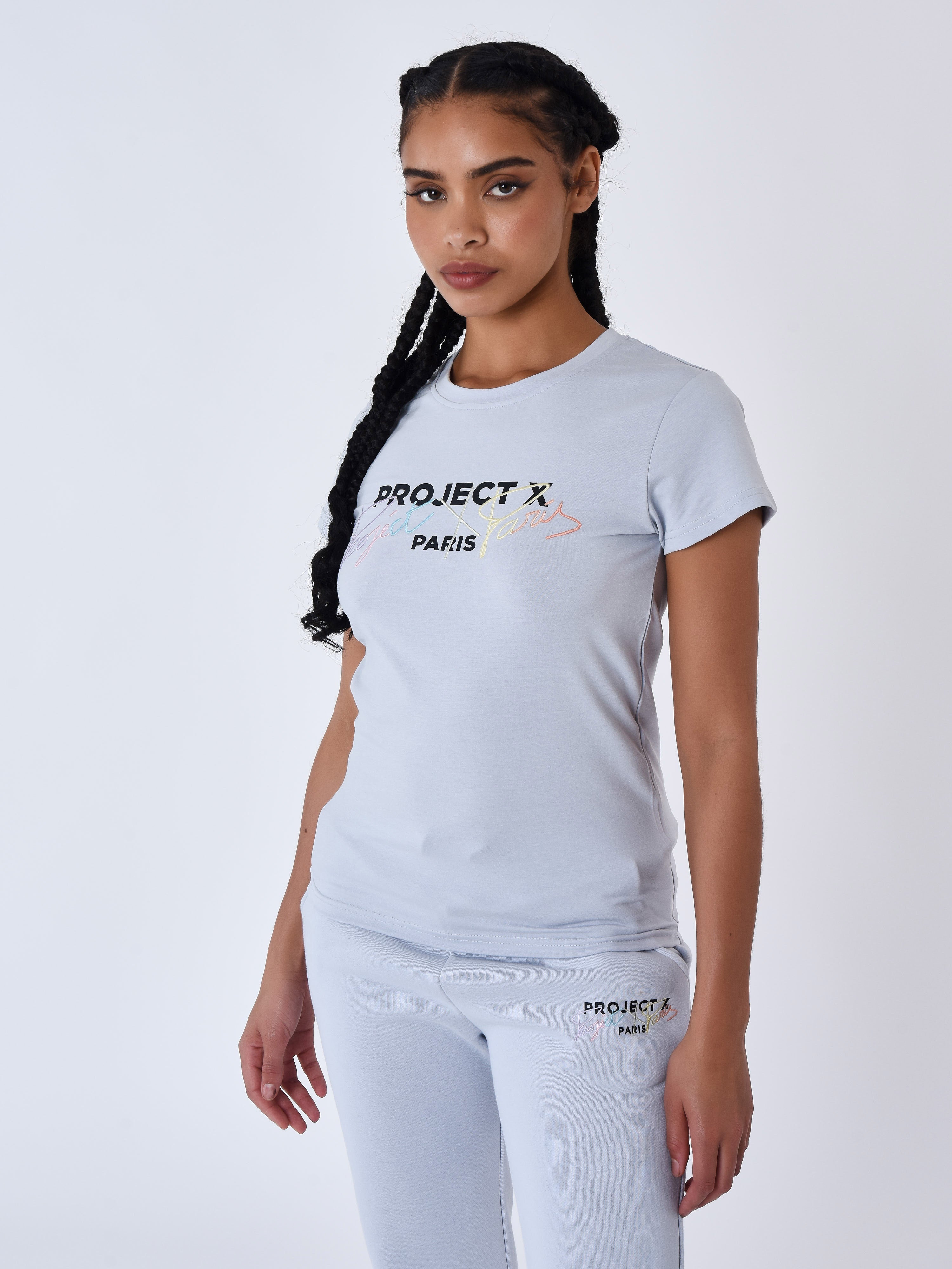 T-shirt collo rotondo-5