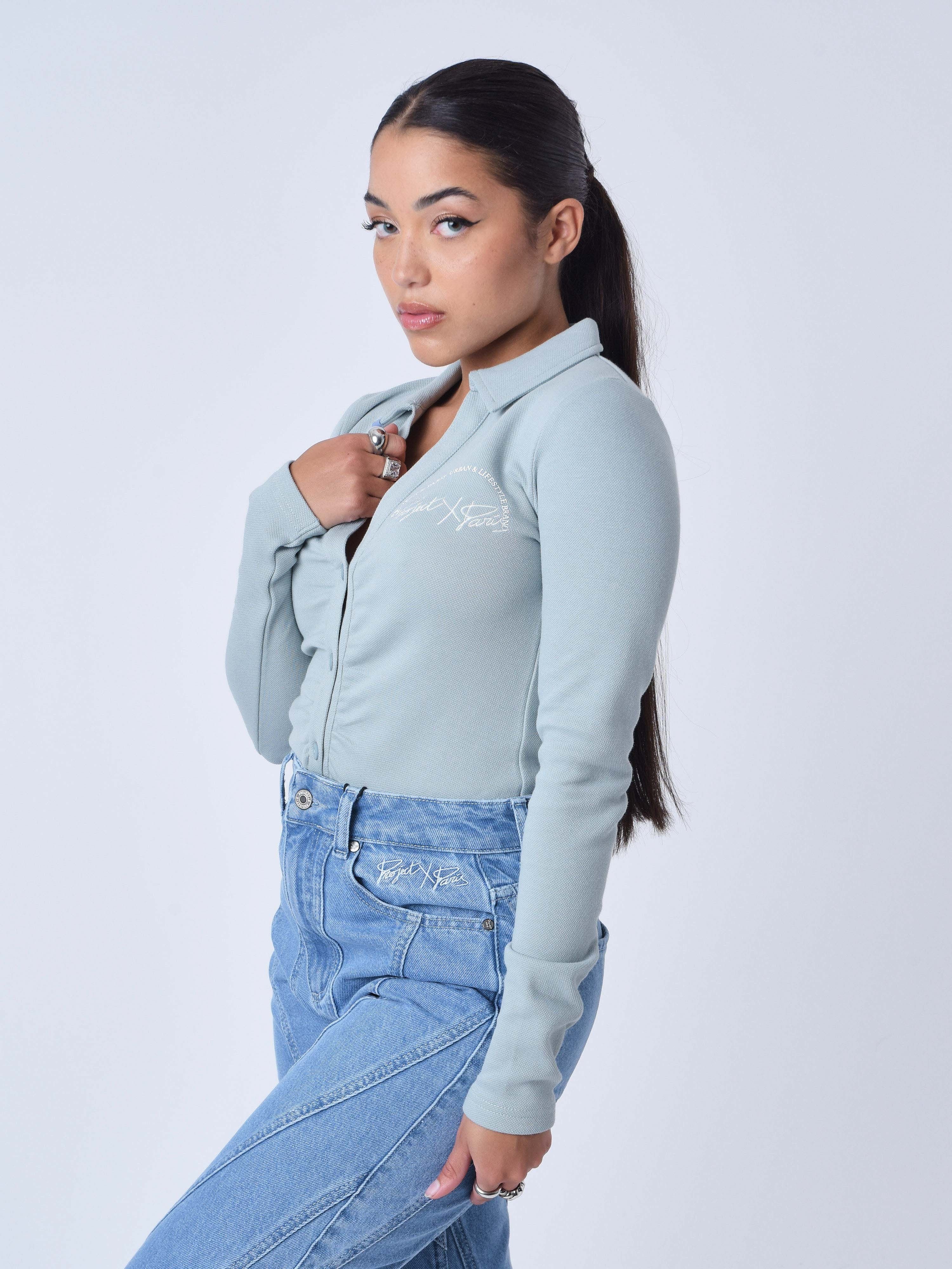 Polo collar style shirt-1