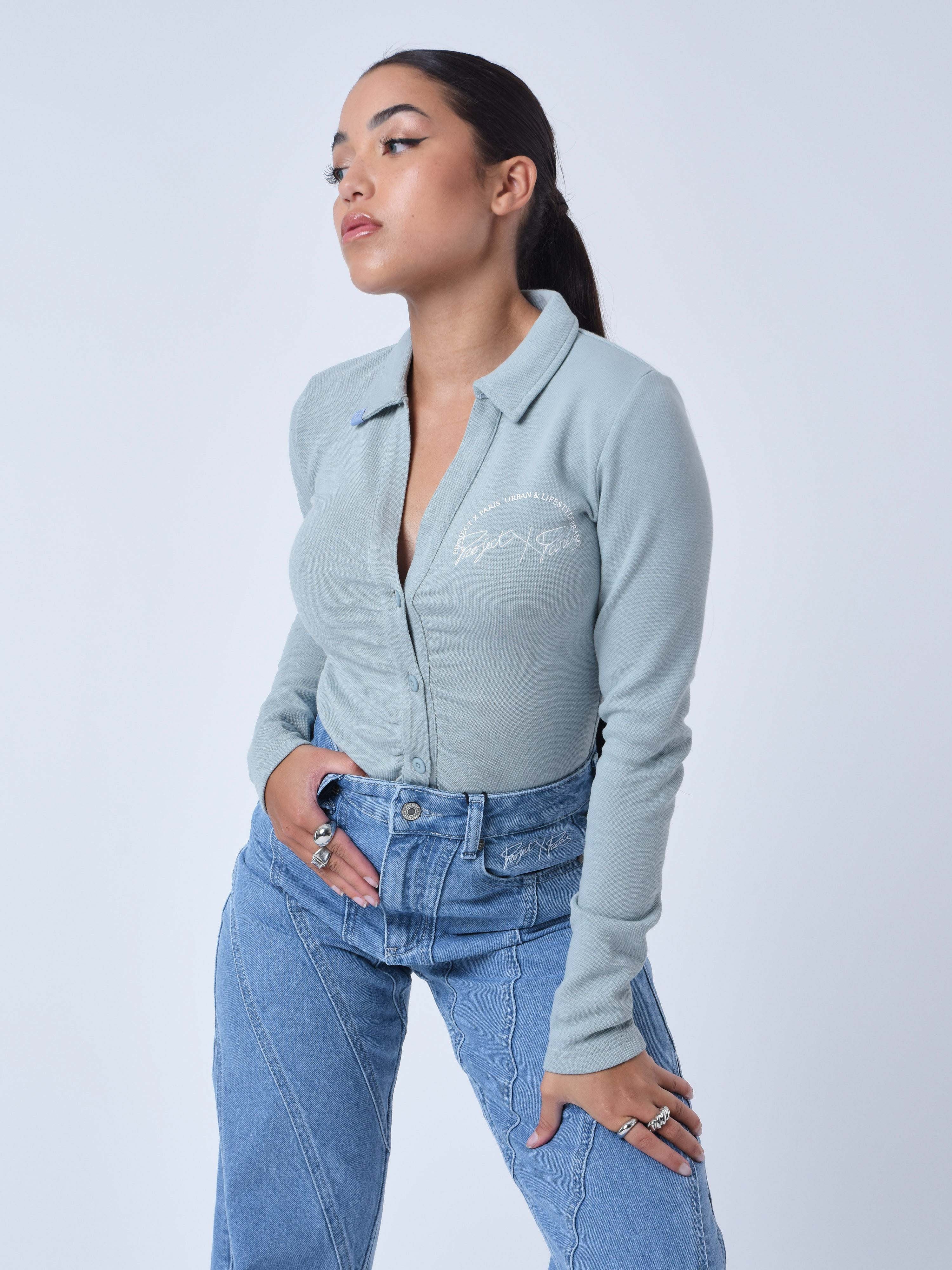 Polo collar style shirt-3