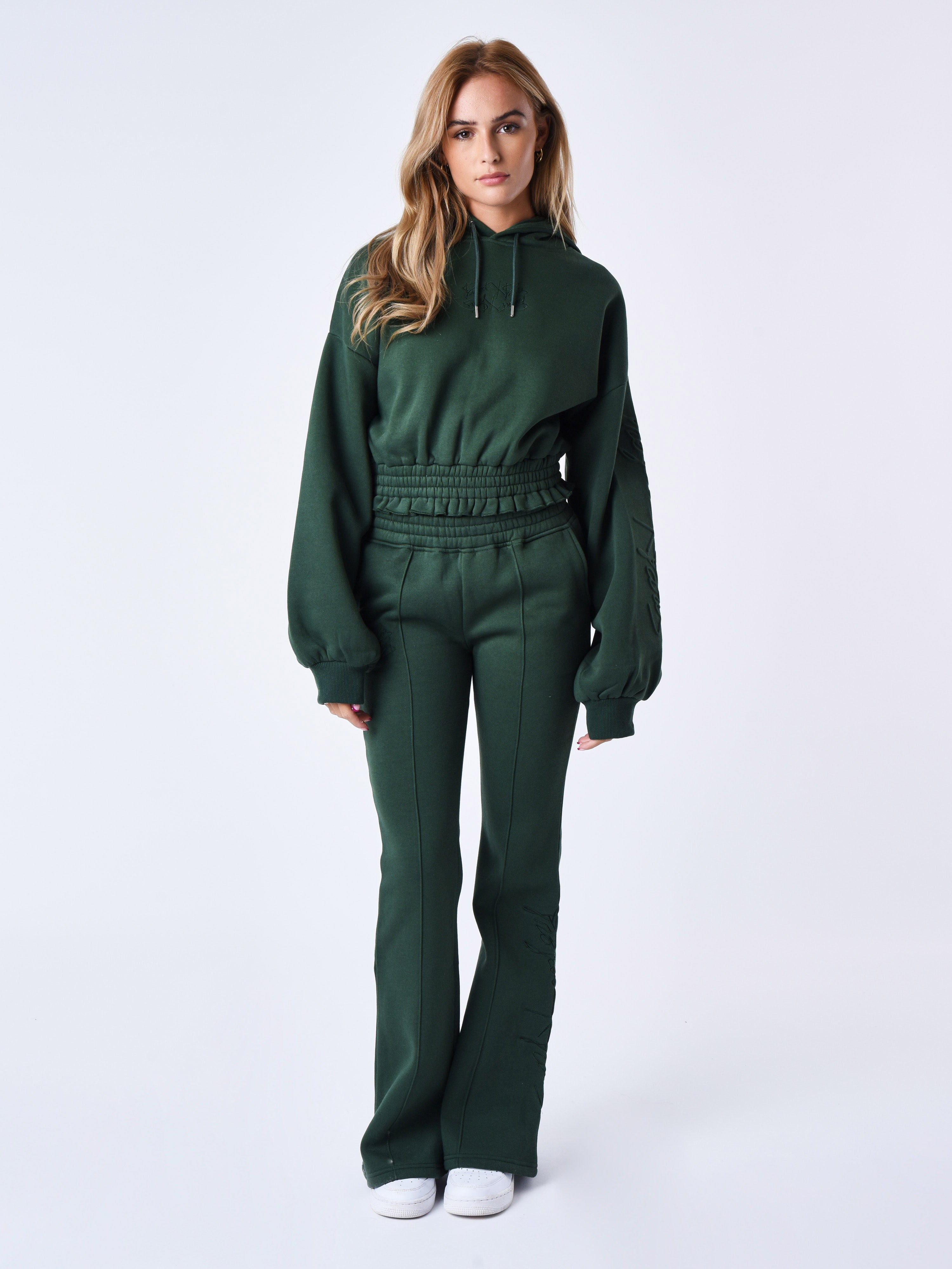Sweatshirt met geplooide capuchon-4
