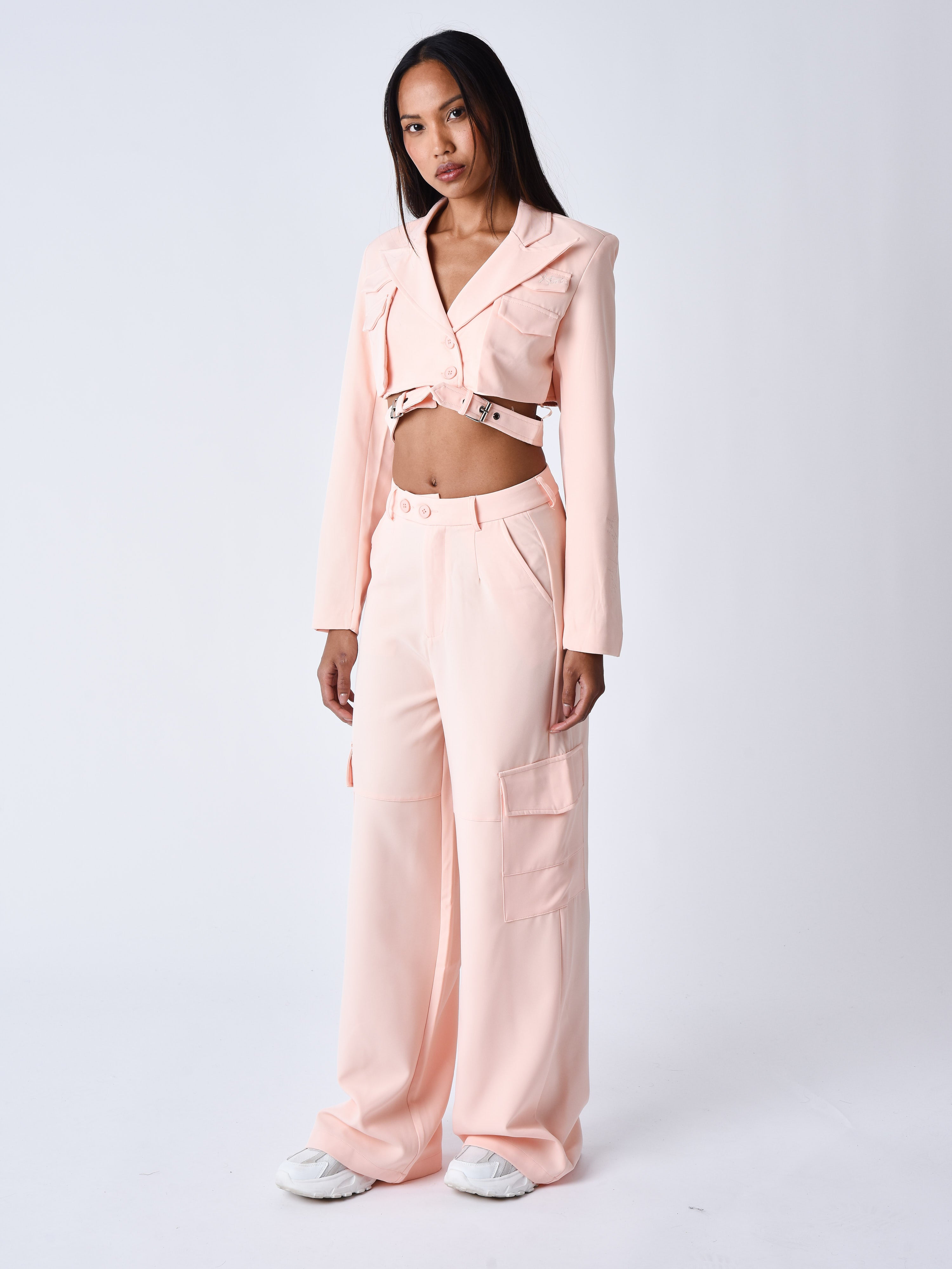 Short cargo style blazer-2