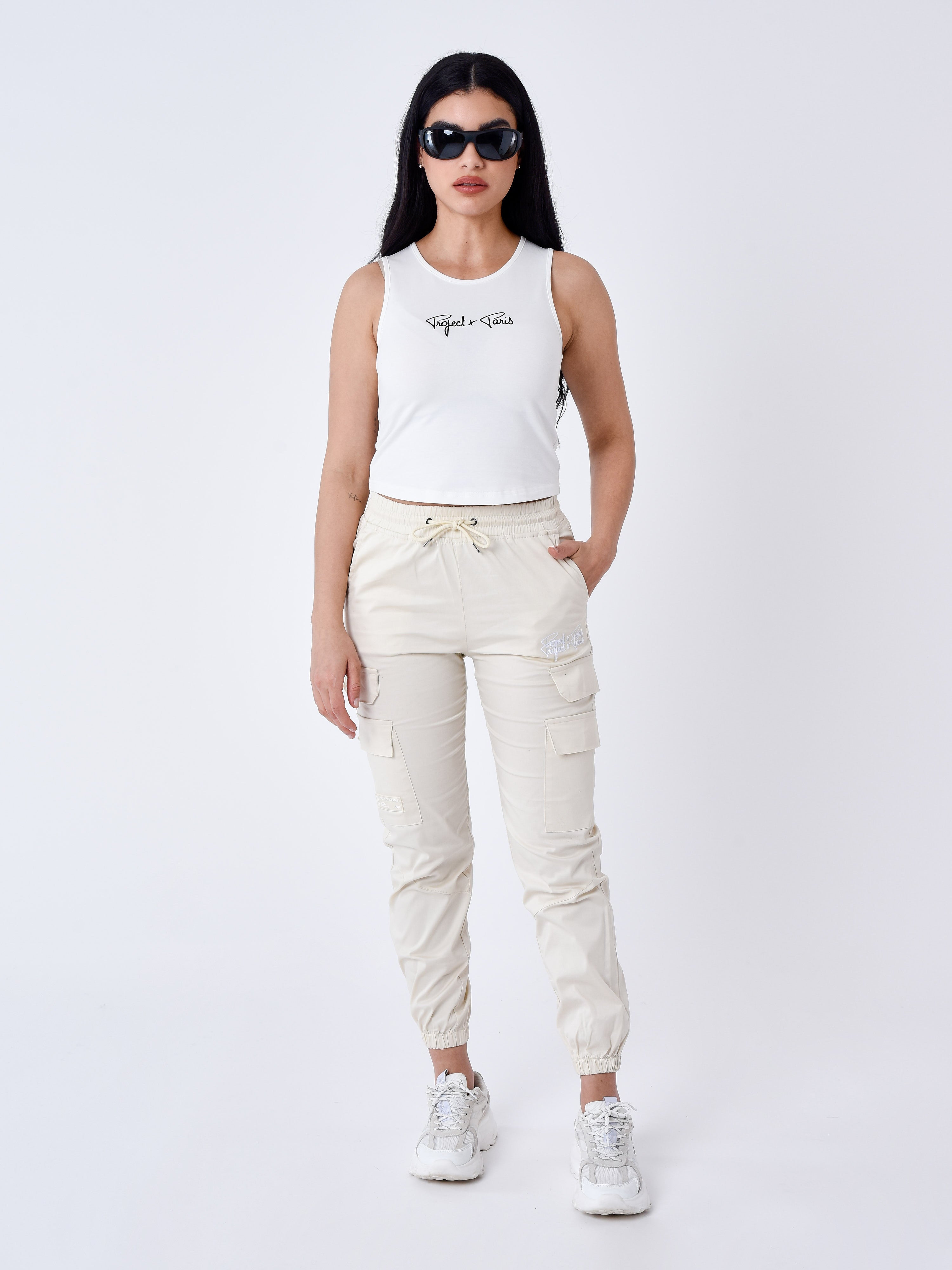 Pantalon à poches multiples-1