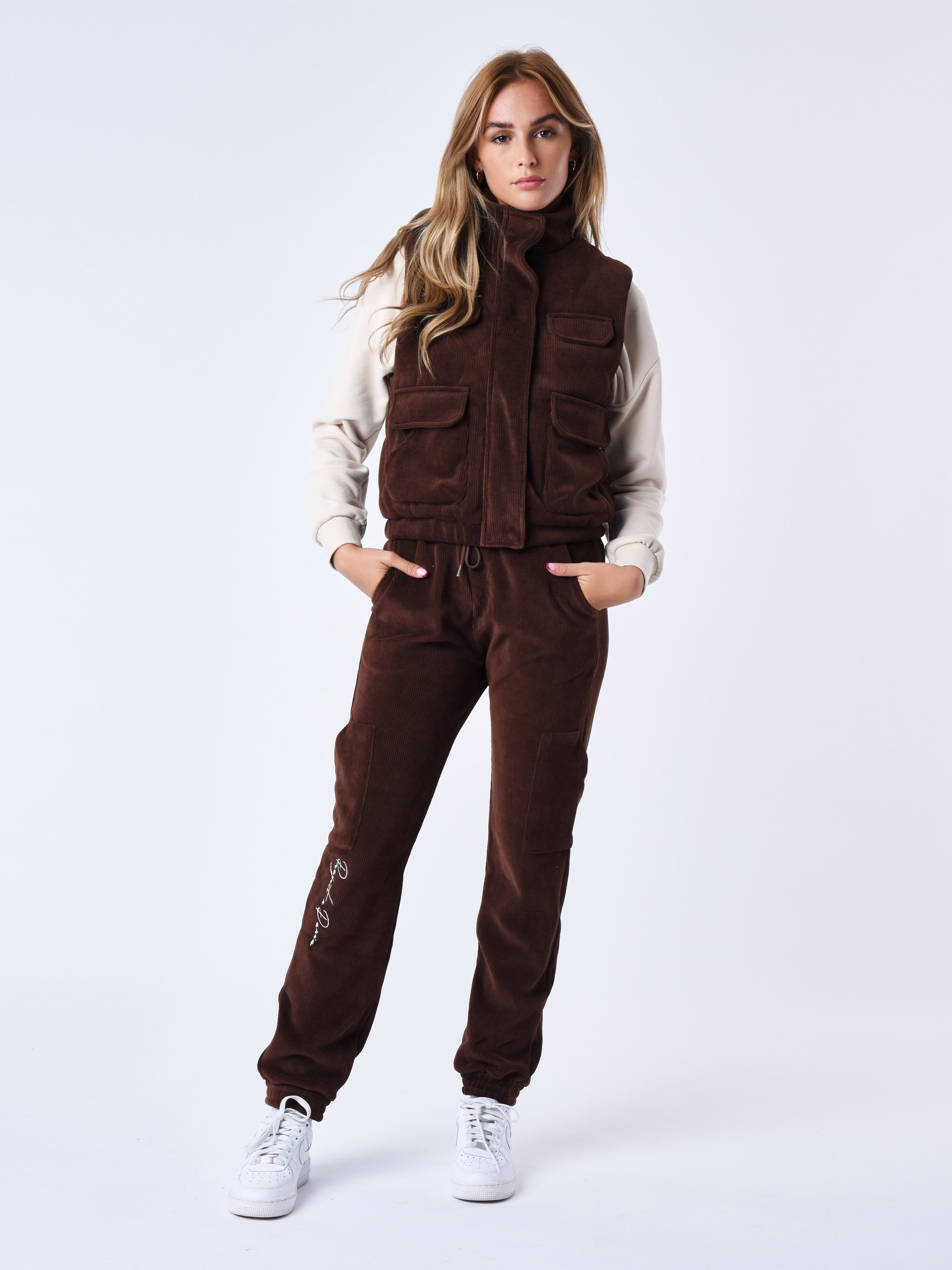 Pantalón de chándal acolchado-4