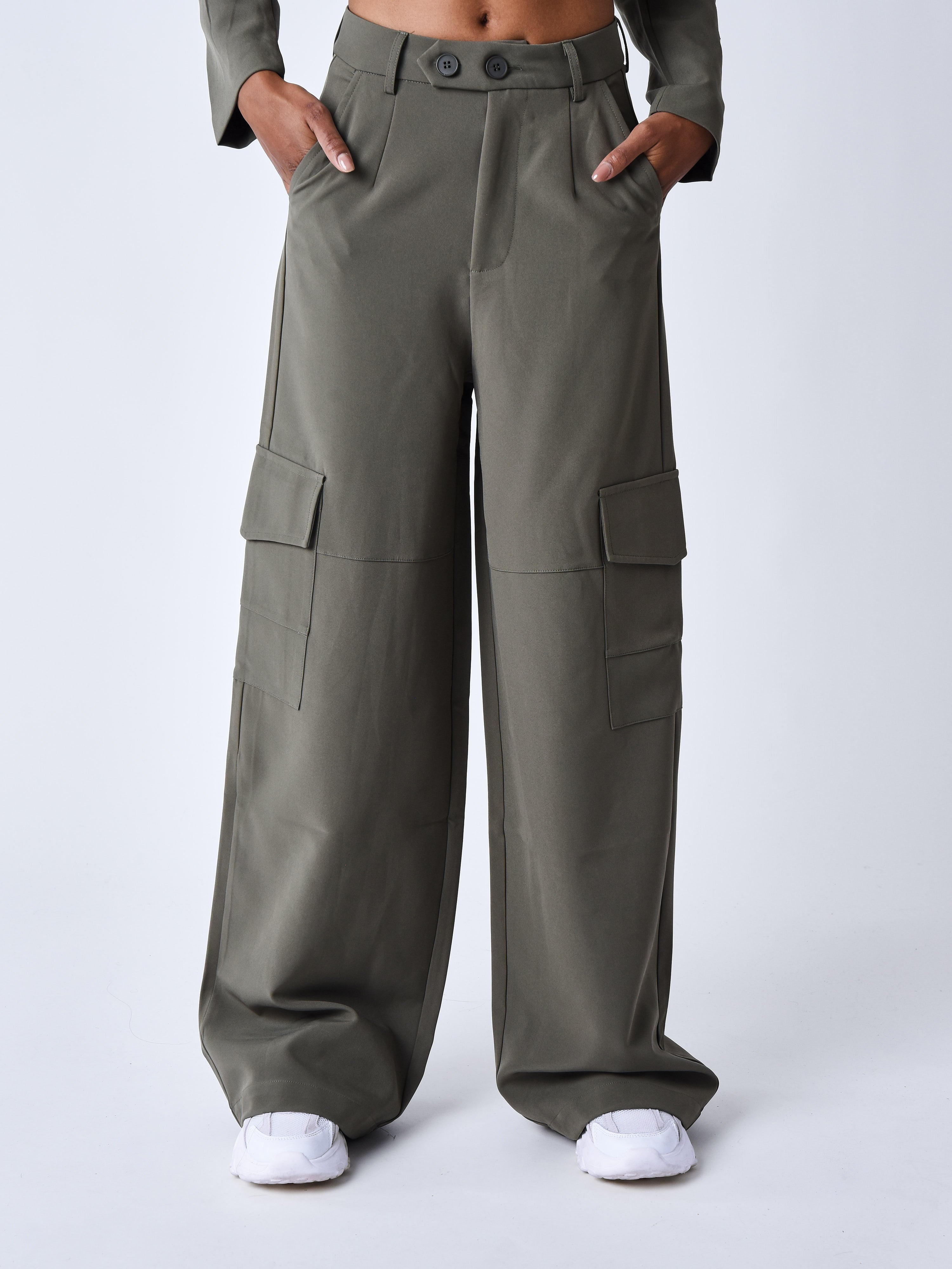 Cargo-stil kostymbyxor-2