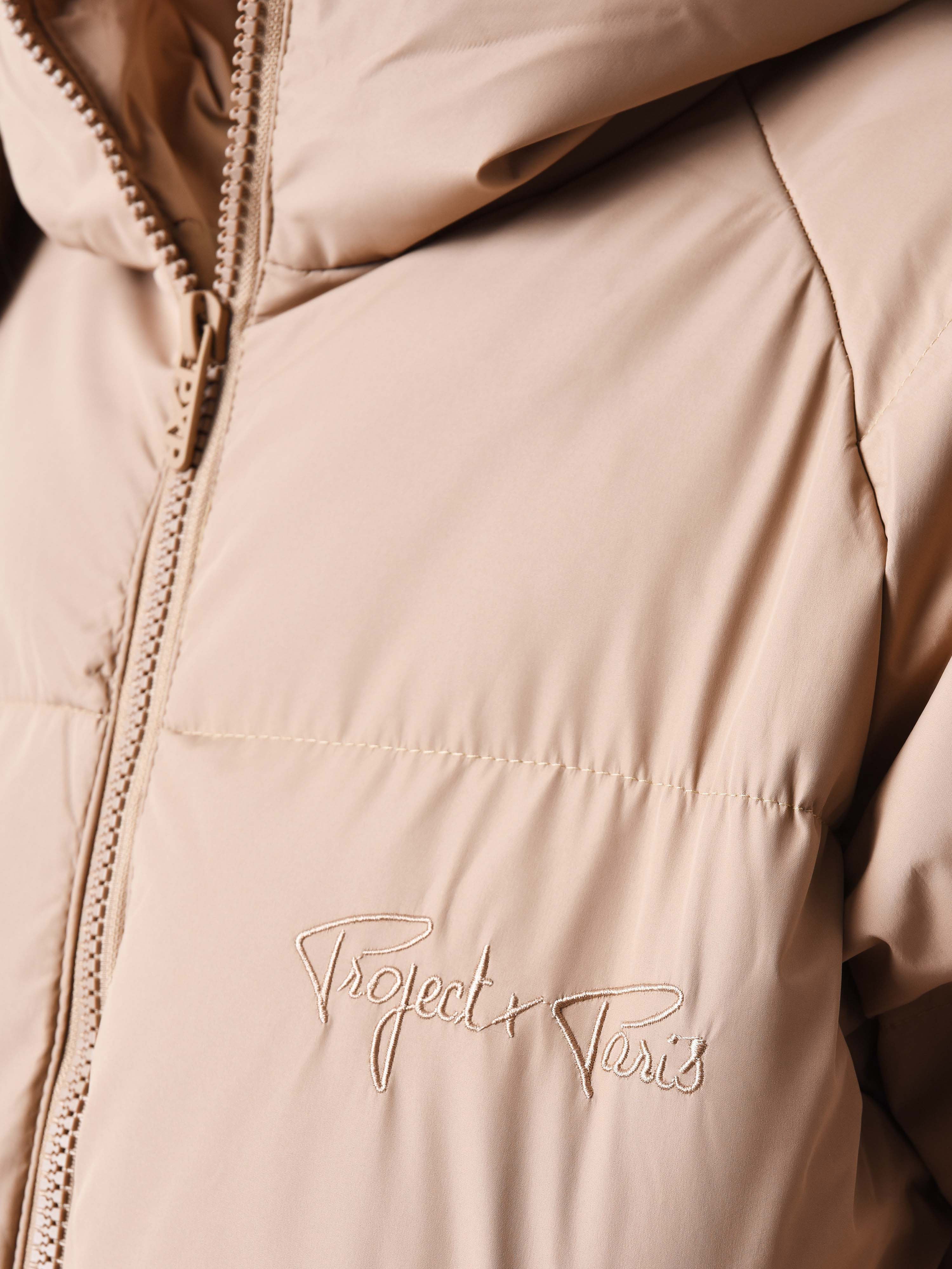 Long Hooded Puffer Jacket-6