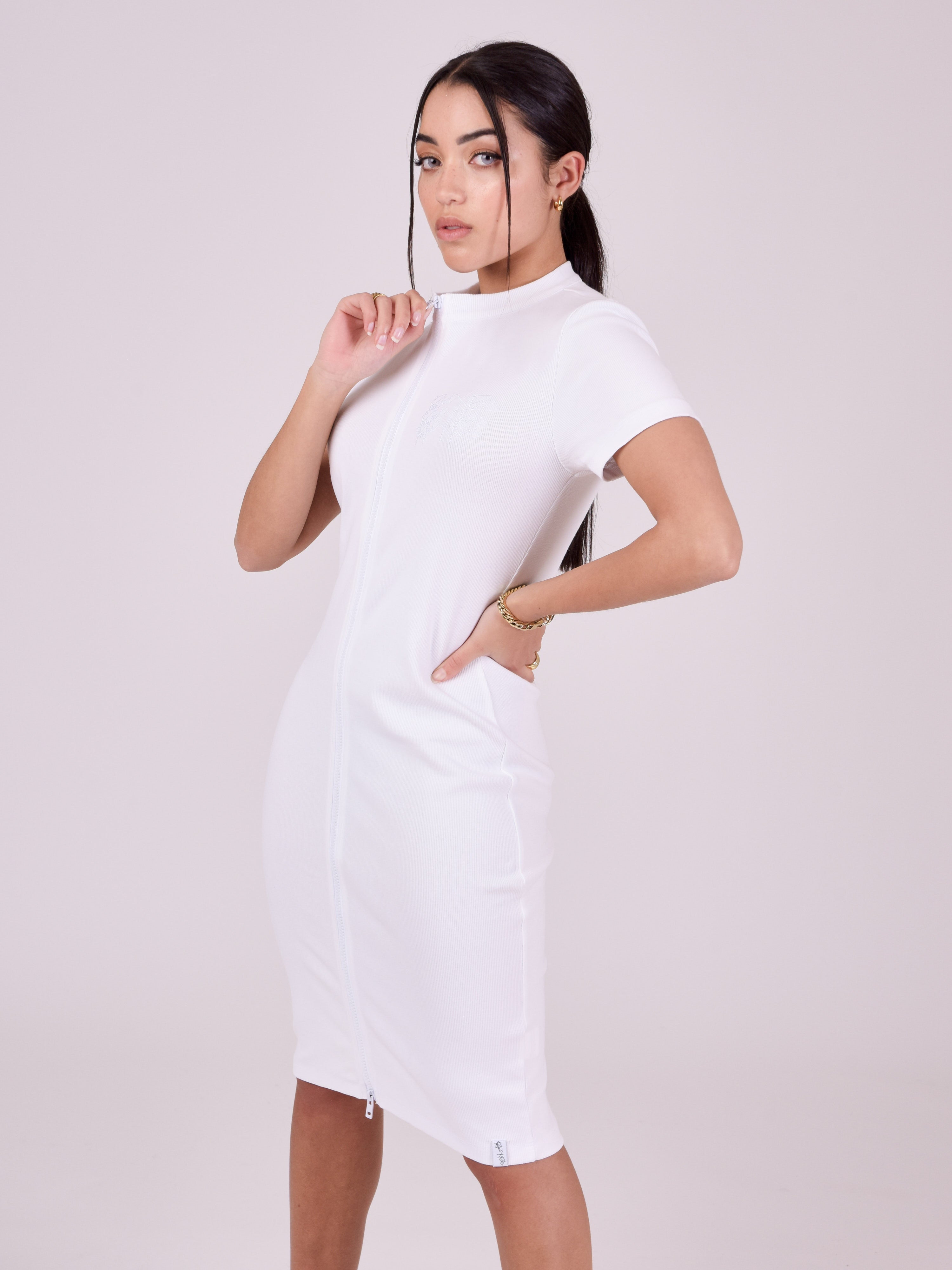 Robe zippée double ouverture-4