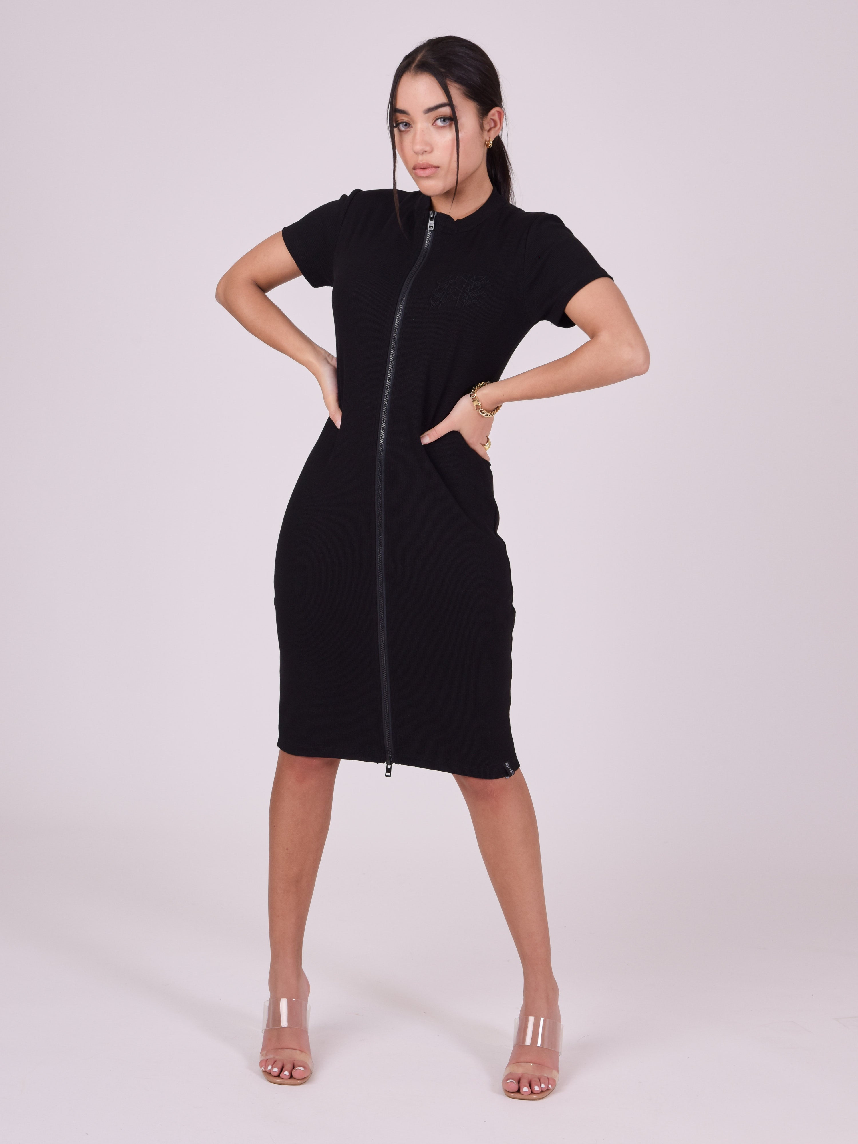 Robe zippée double ouverture-2