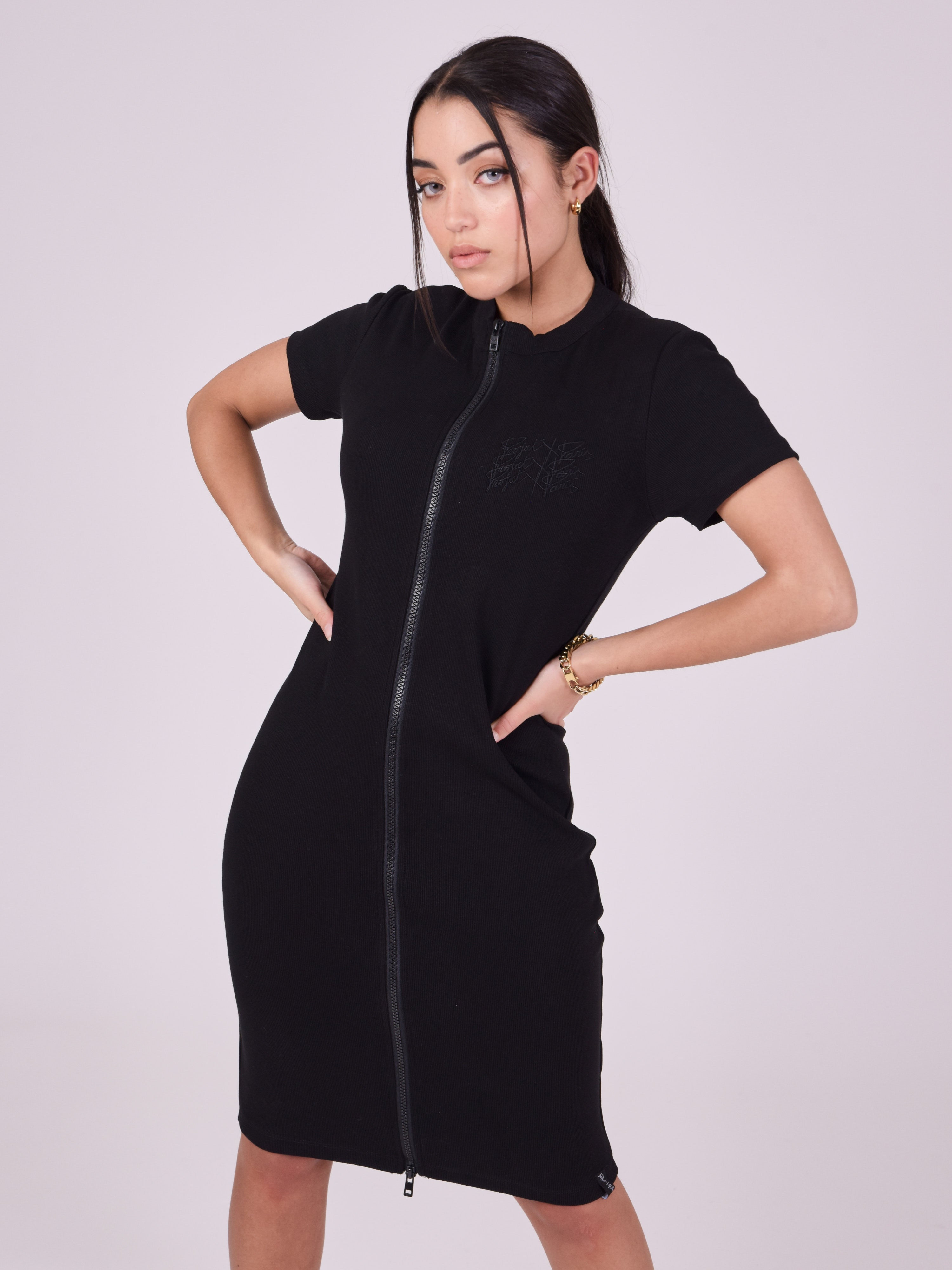 Robe zippée double ouverture-3