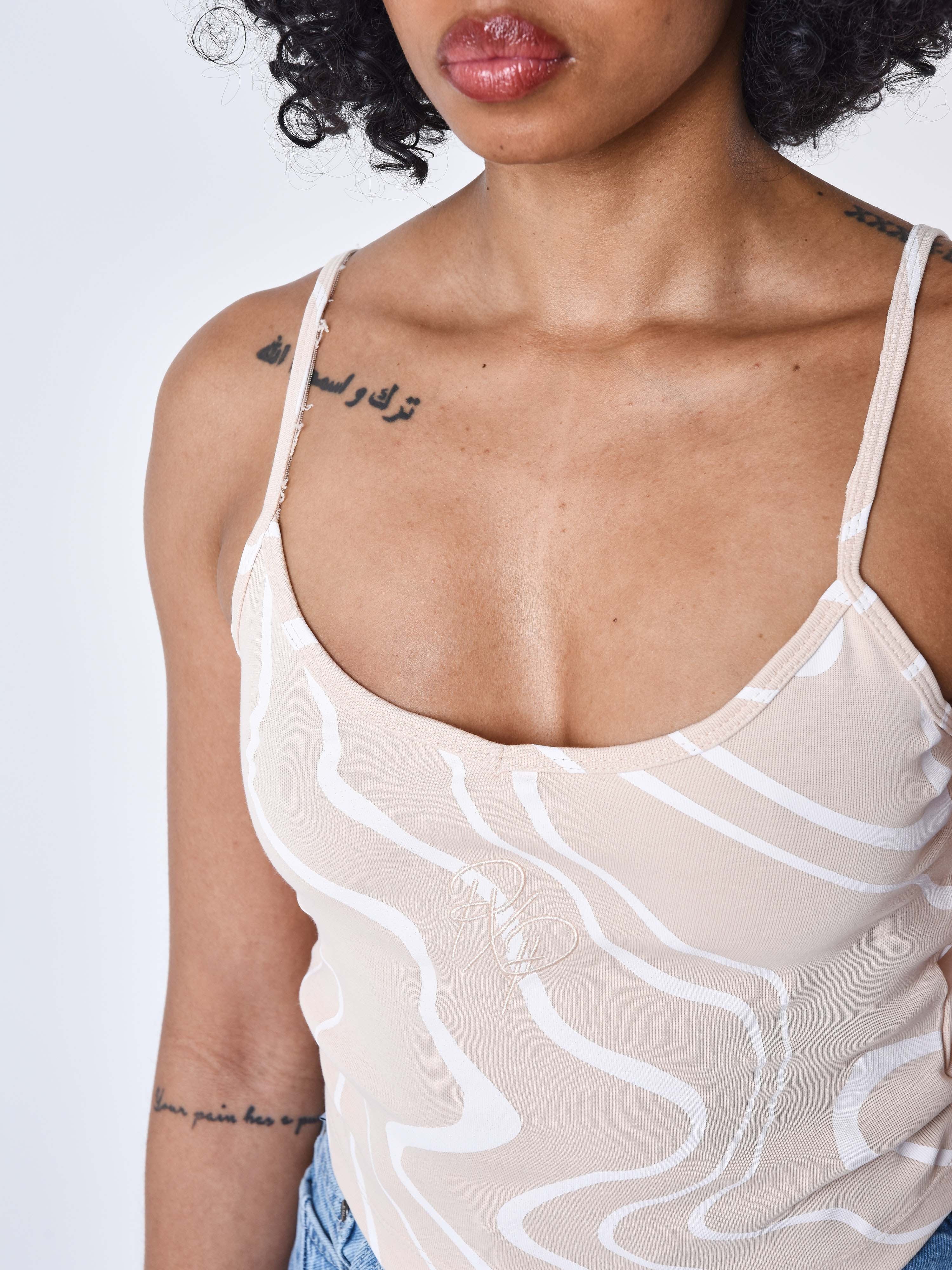 Tanktop mit Schaum-Effekt-6