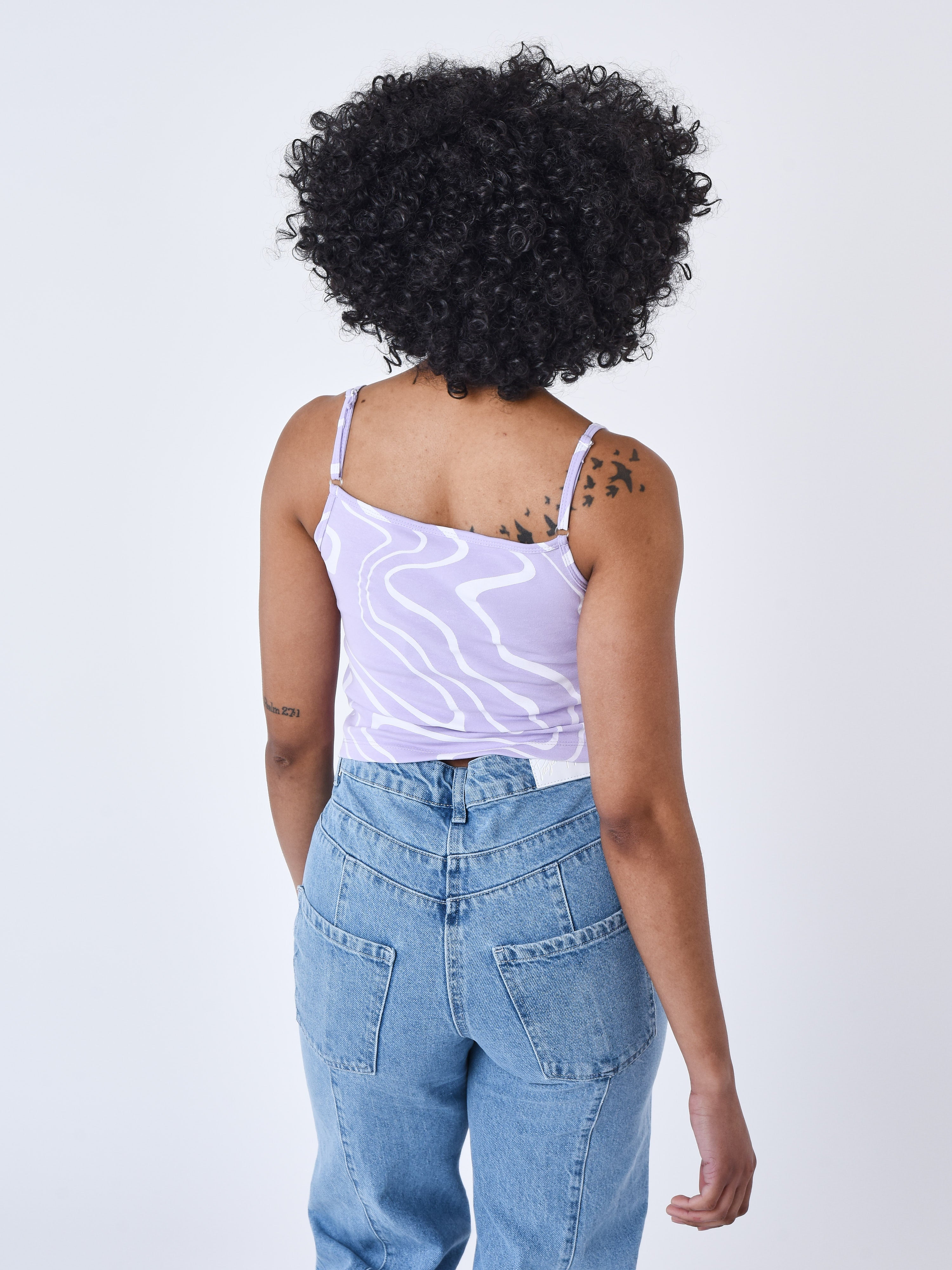 Tanktop mit Schaum-Effekt-5