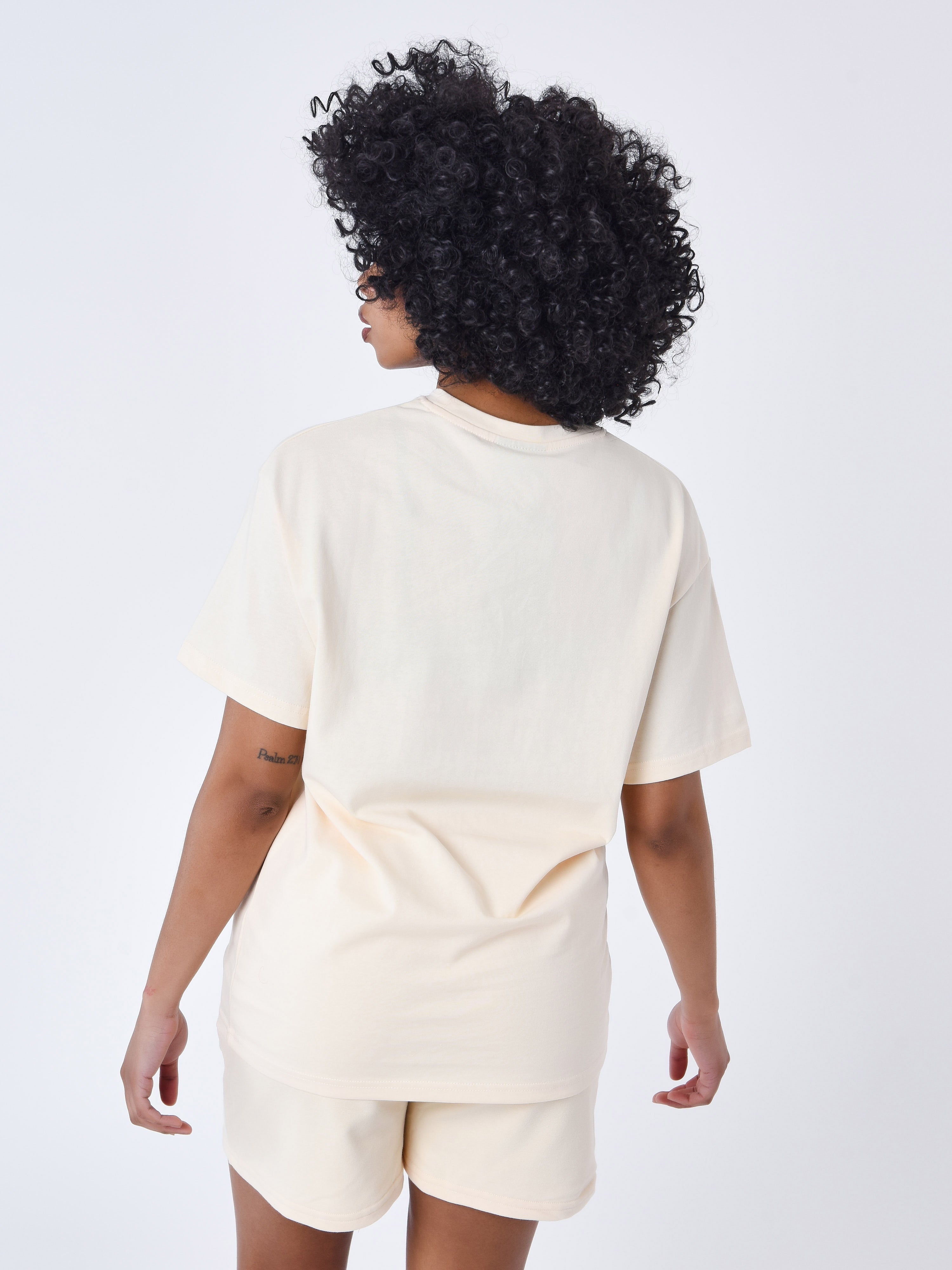 Oversize blomster T-shirt-5