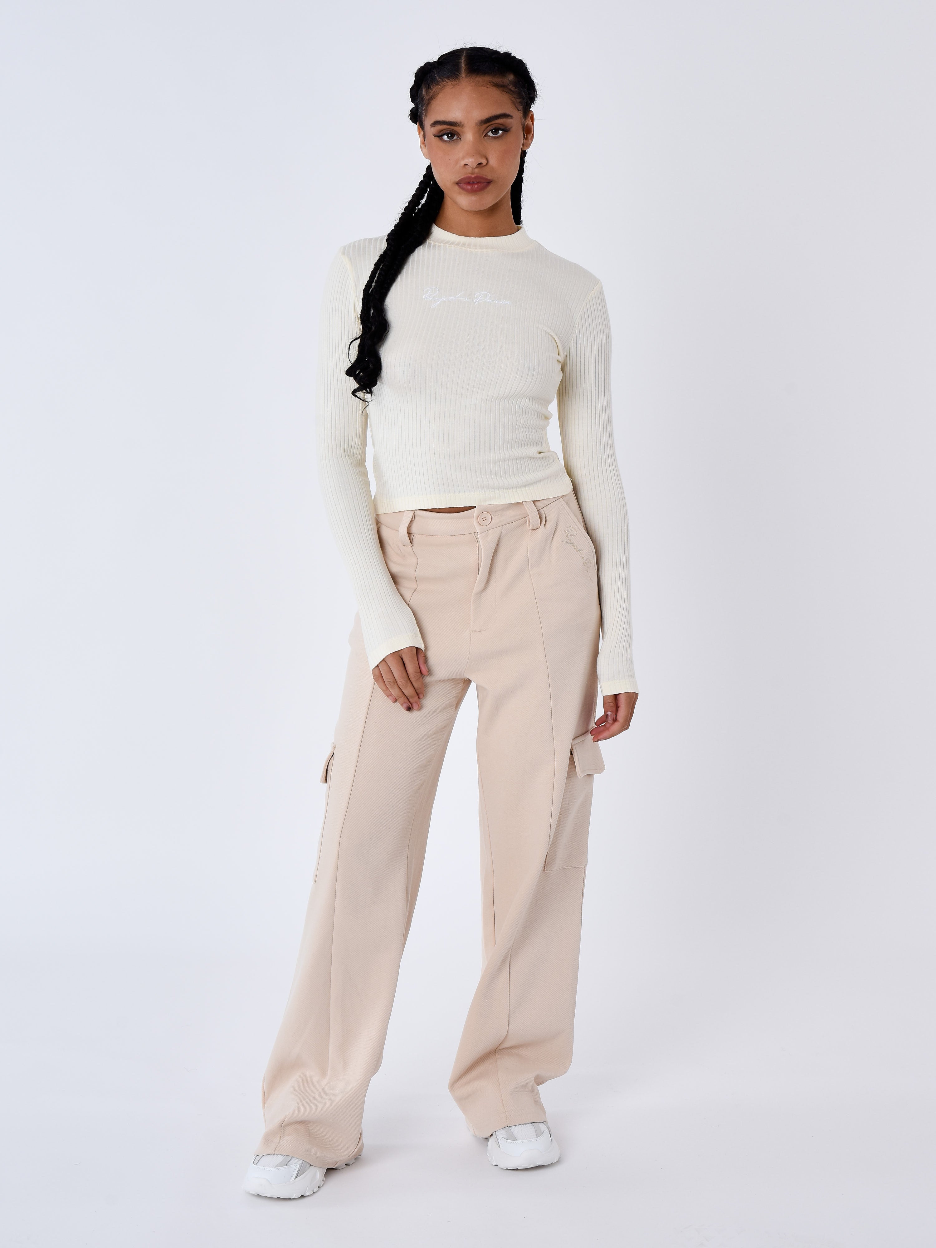 Ribbed long sleeve T-shirt-6