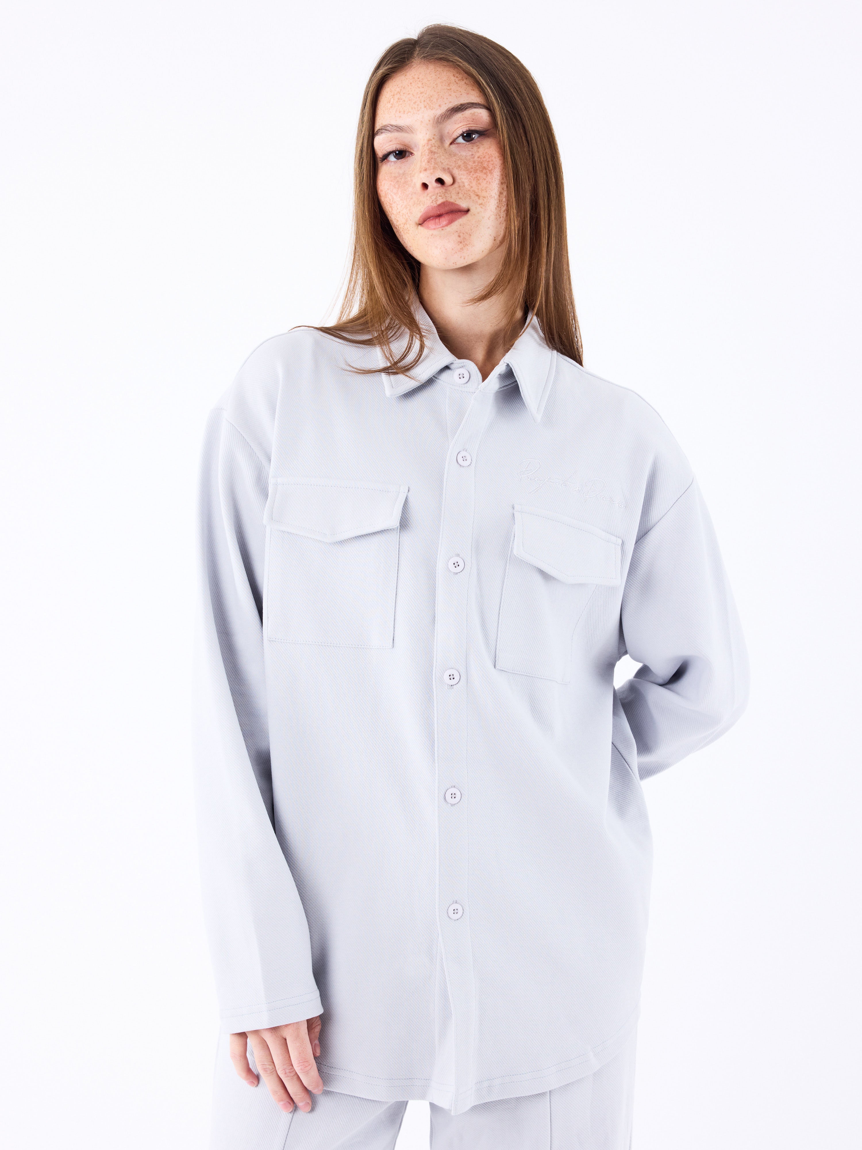 Texturierte Overshirt-1