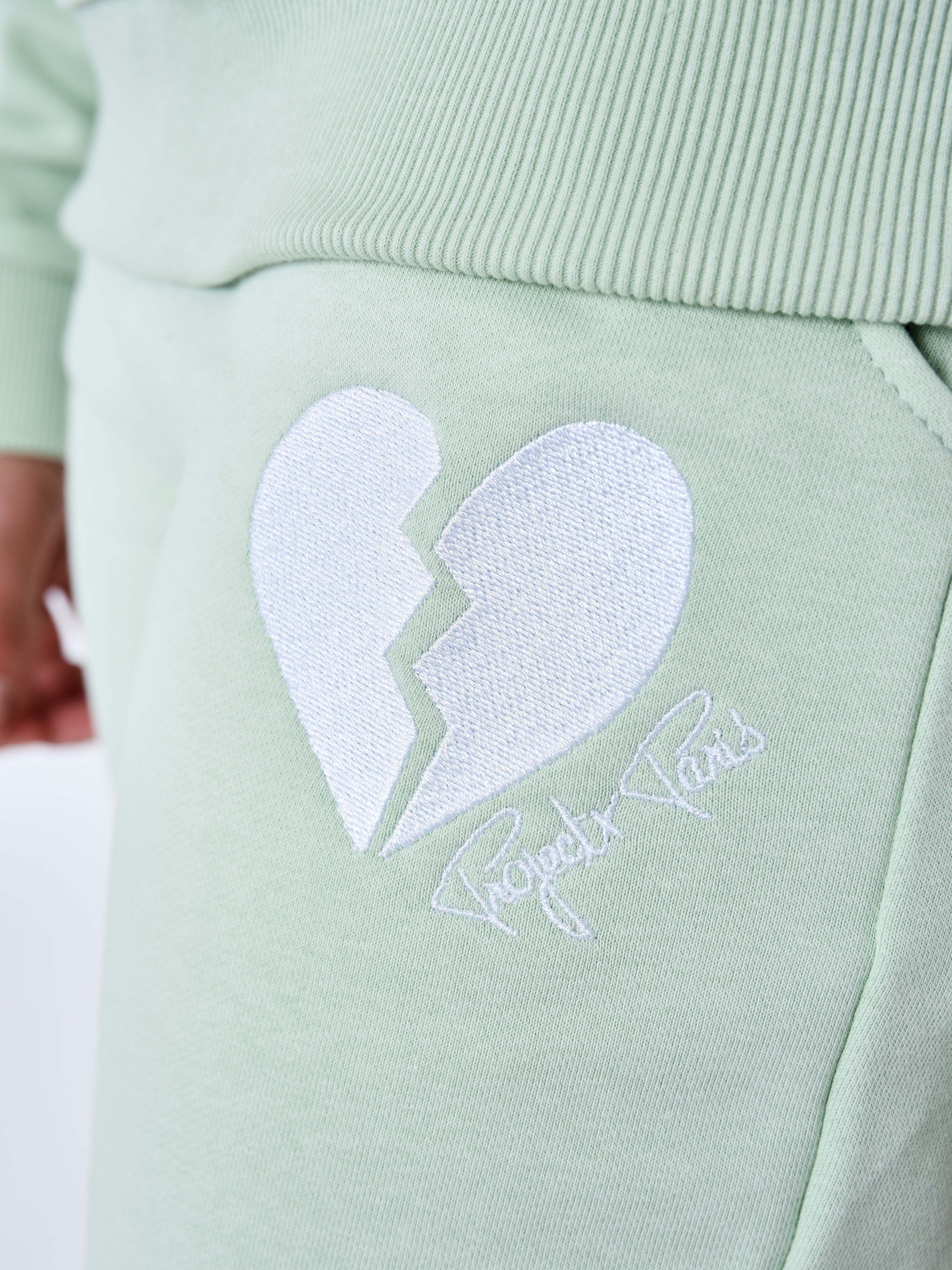 Broken heart jogger bottoms-6