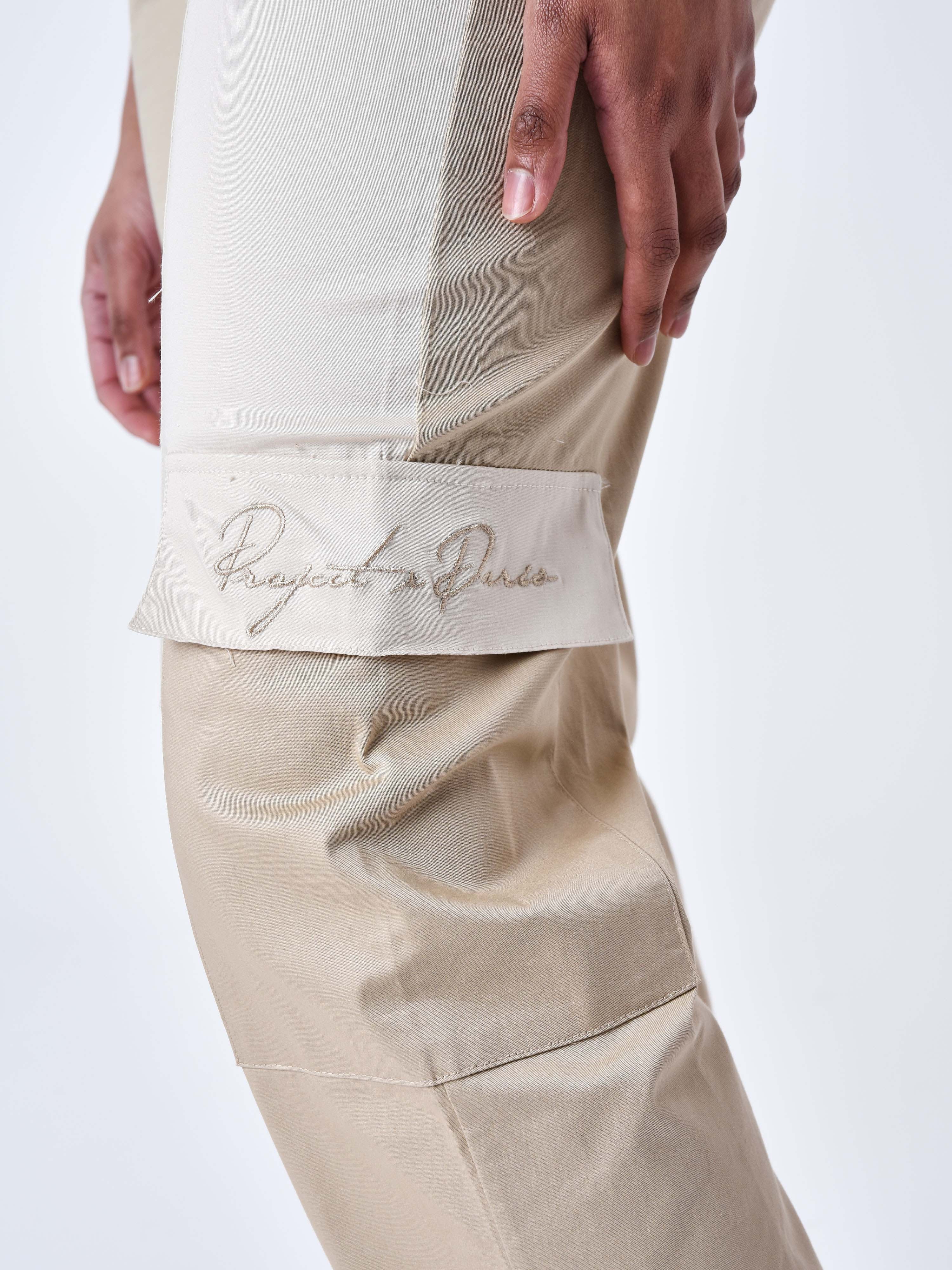 Pantalon cargo colorblock-6