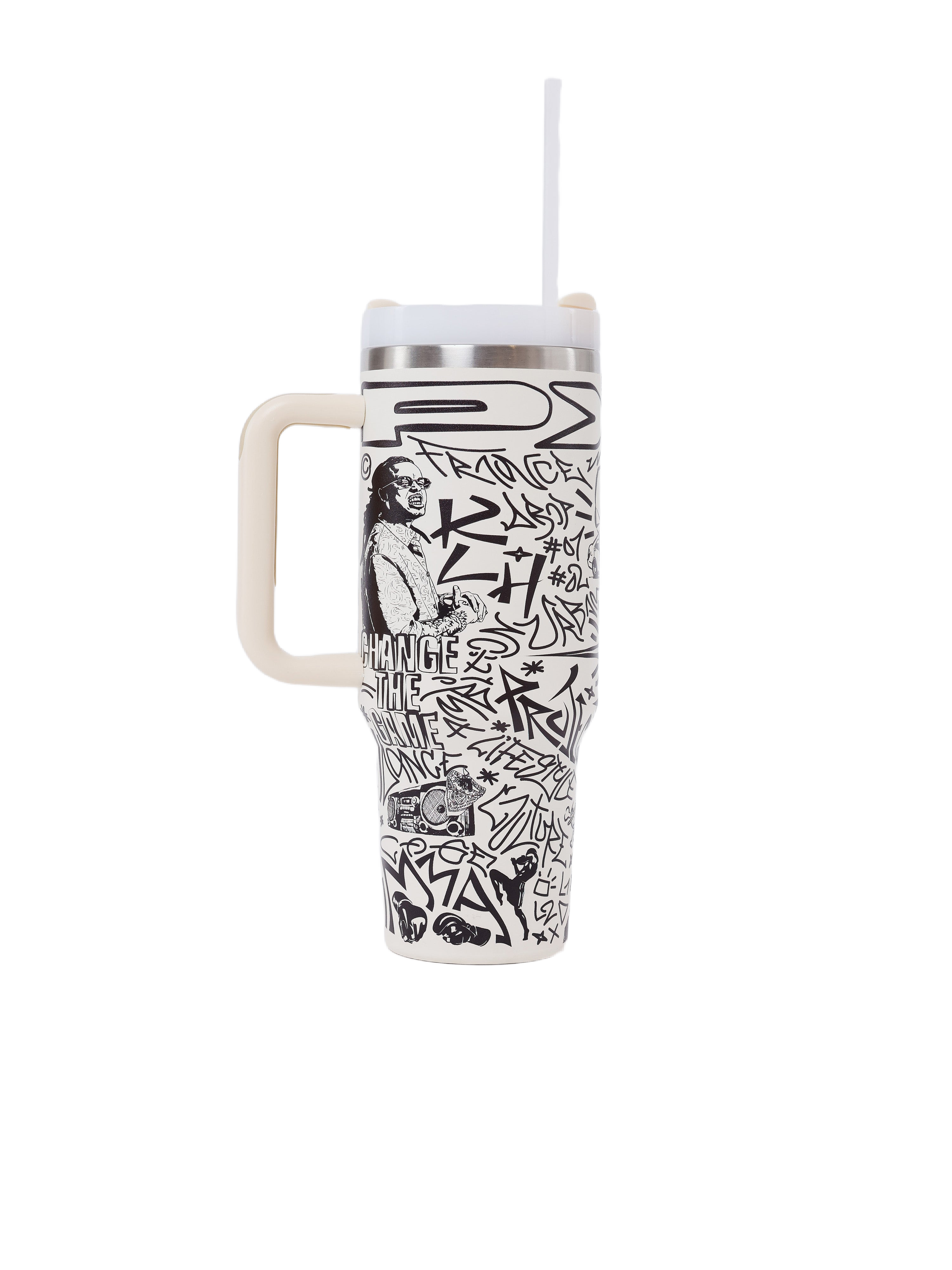 PXP Graffiti Pattern Stainless Steel Insulated Bottle / Mug-7
