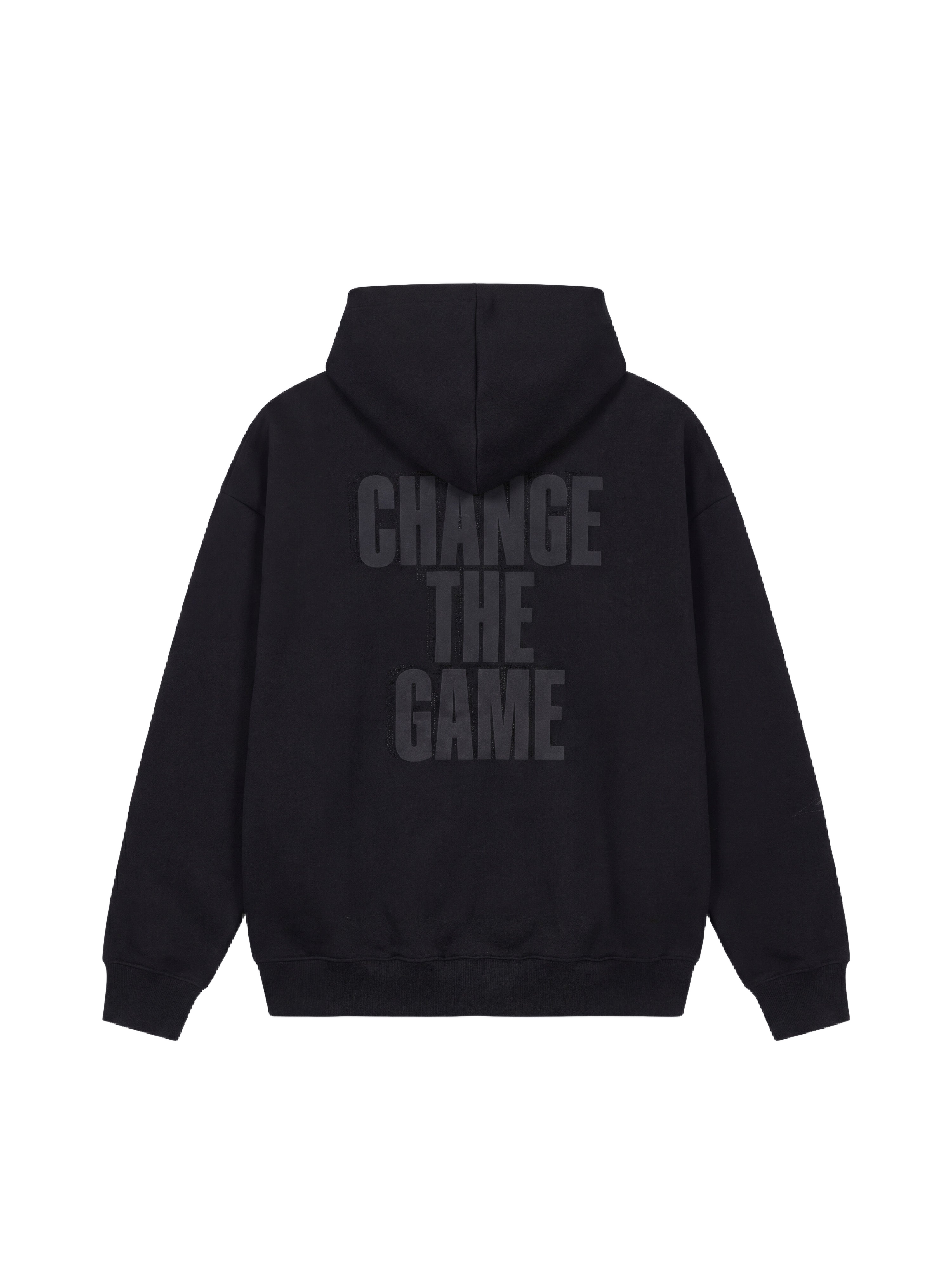 Zipped Hoodie with Rhinestones-10
