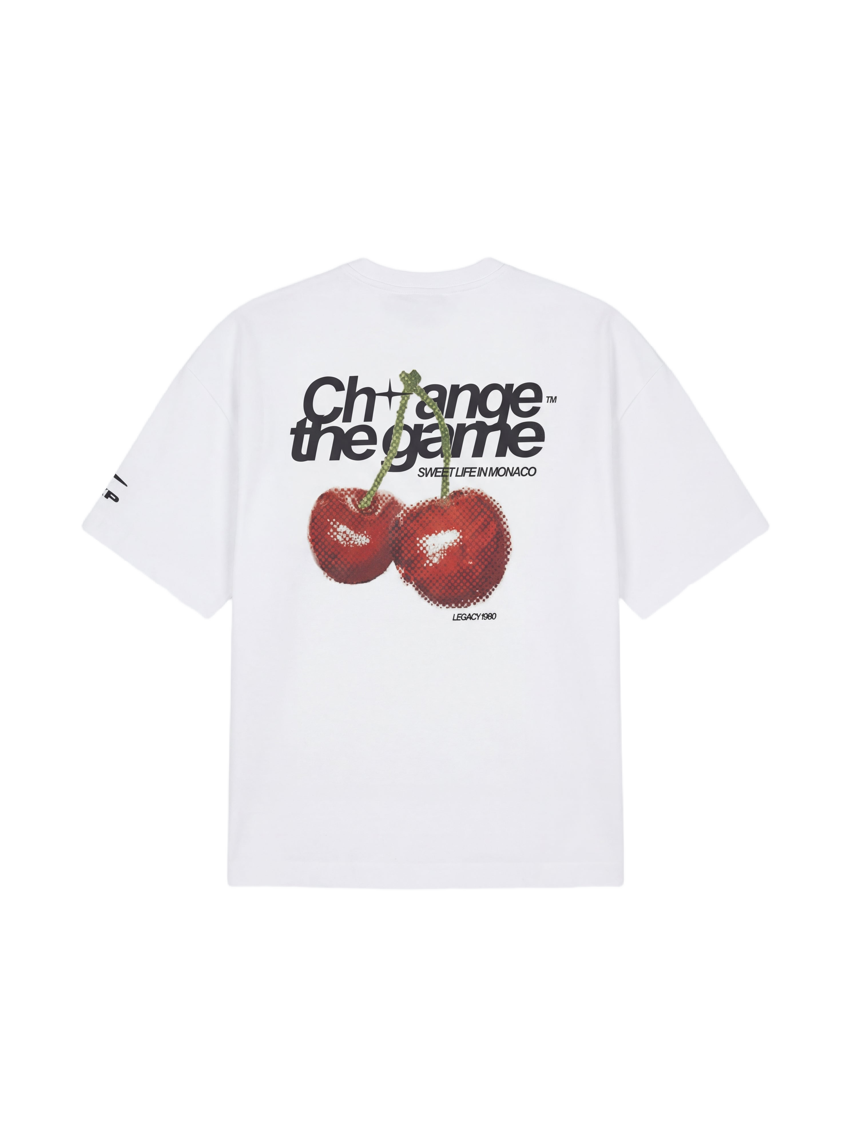 Short sleeve T-shirt with cherry print-9