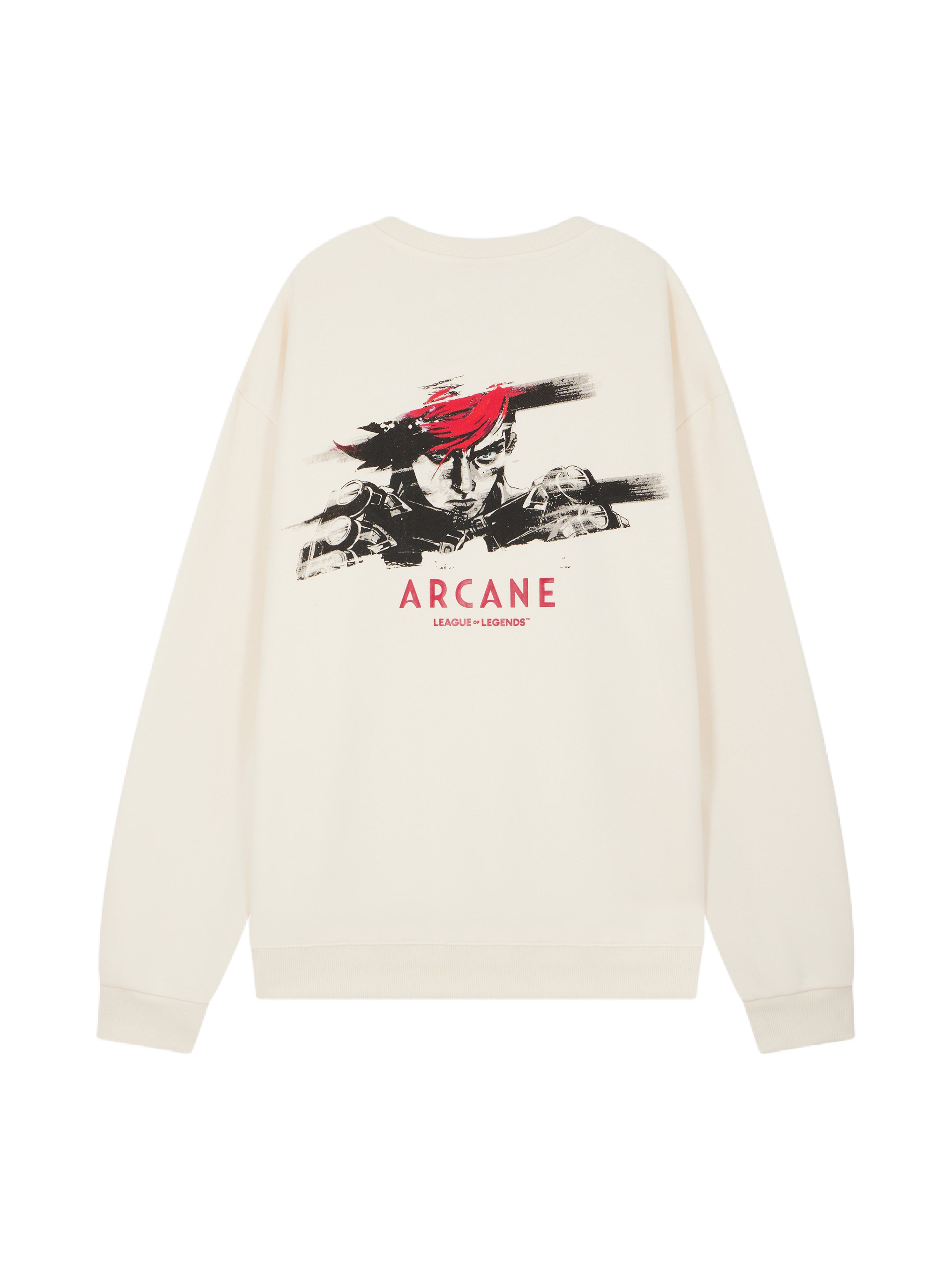 Sweatshirt mit Rundhalsausschnitt Arcane - Vi-7