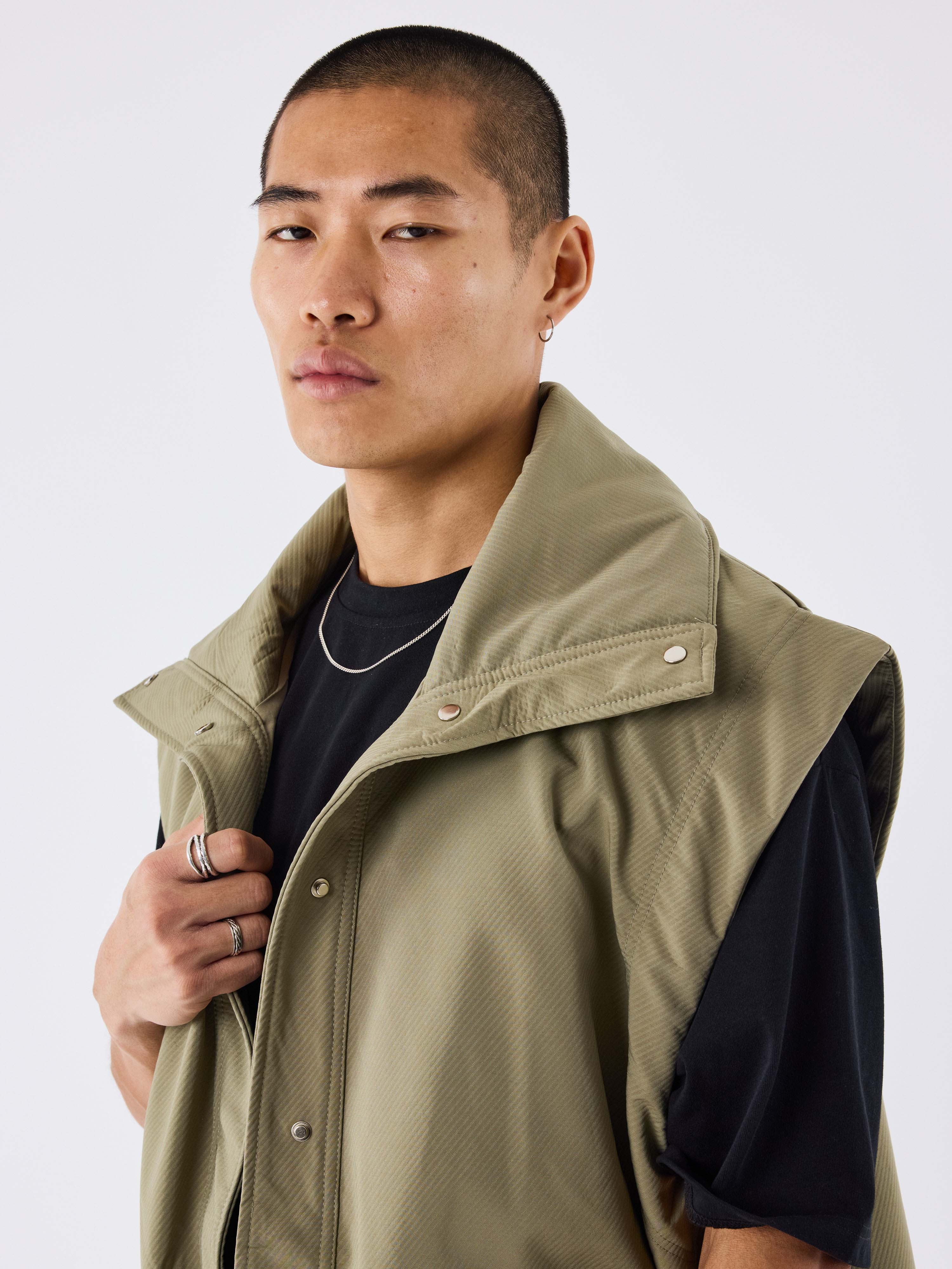 Oversized vest met zakken-4