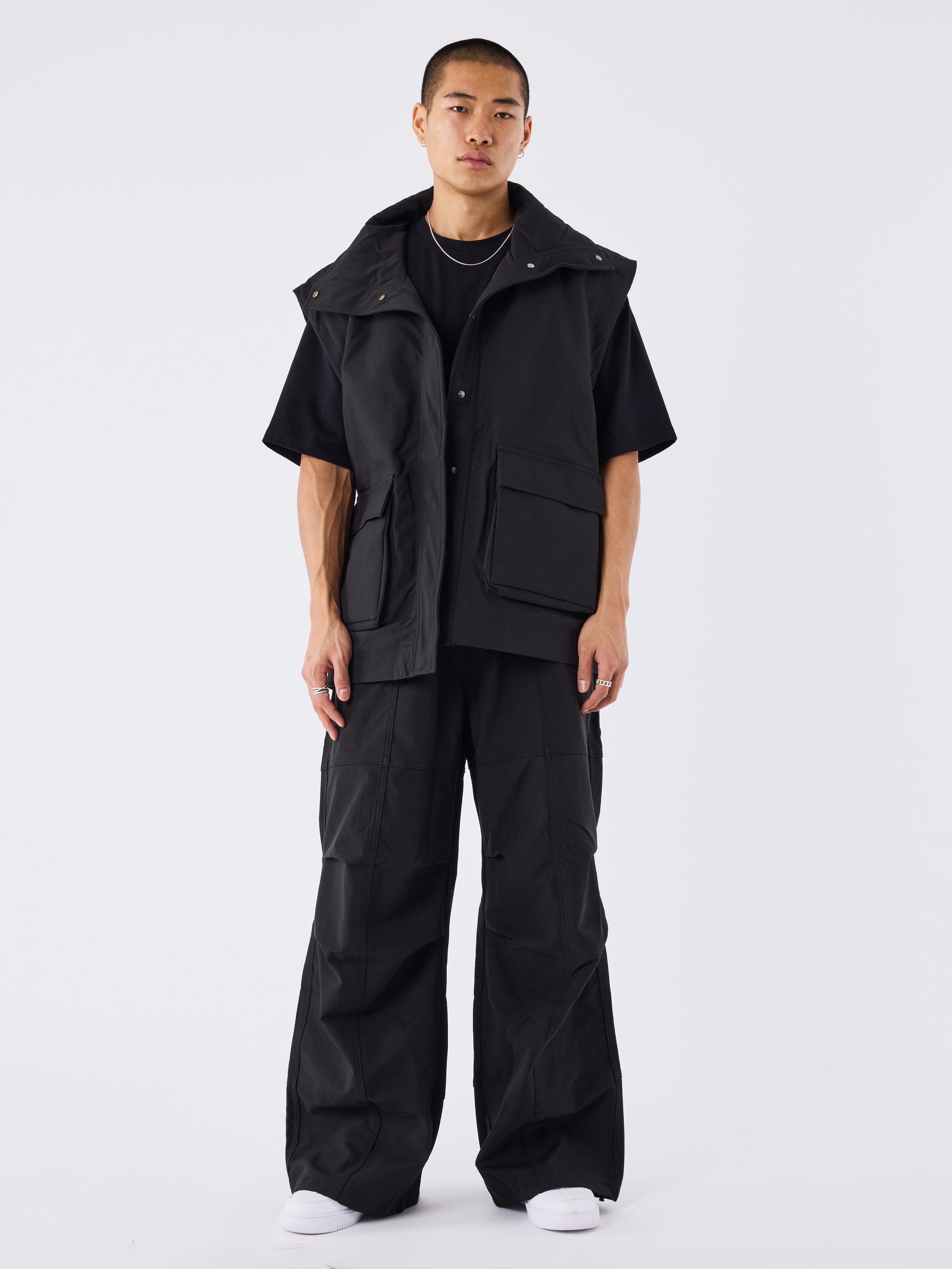 Oversized vest met zakken-3