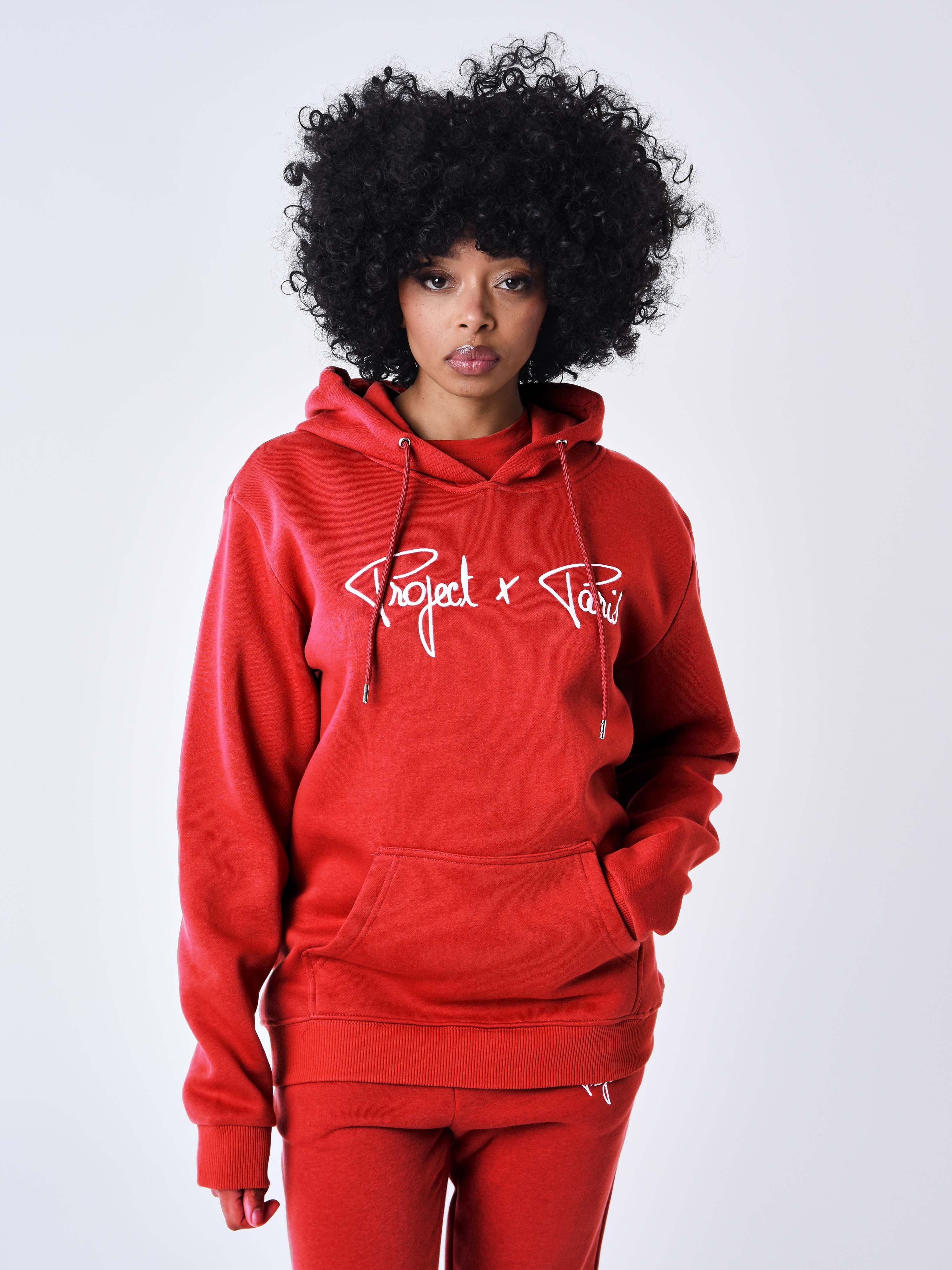 Sweat à capuche rouge personnalisable Sweat à capuche rouge personnalisable