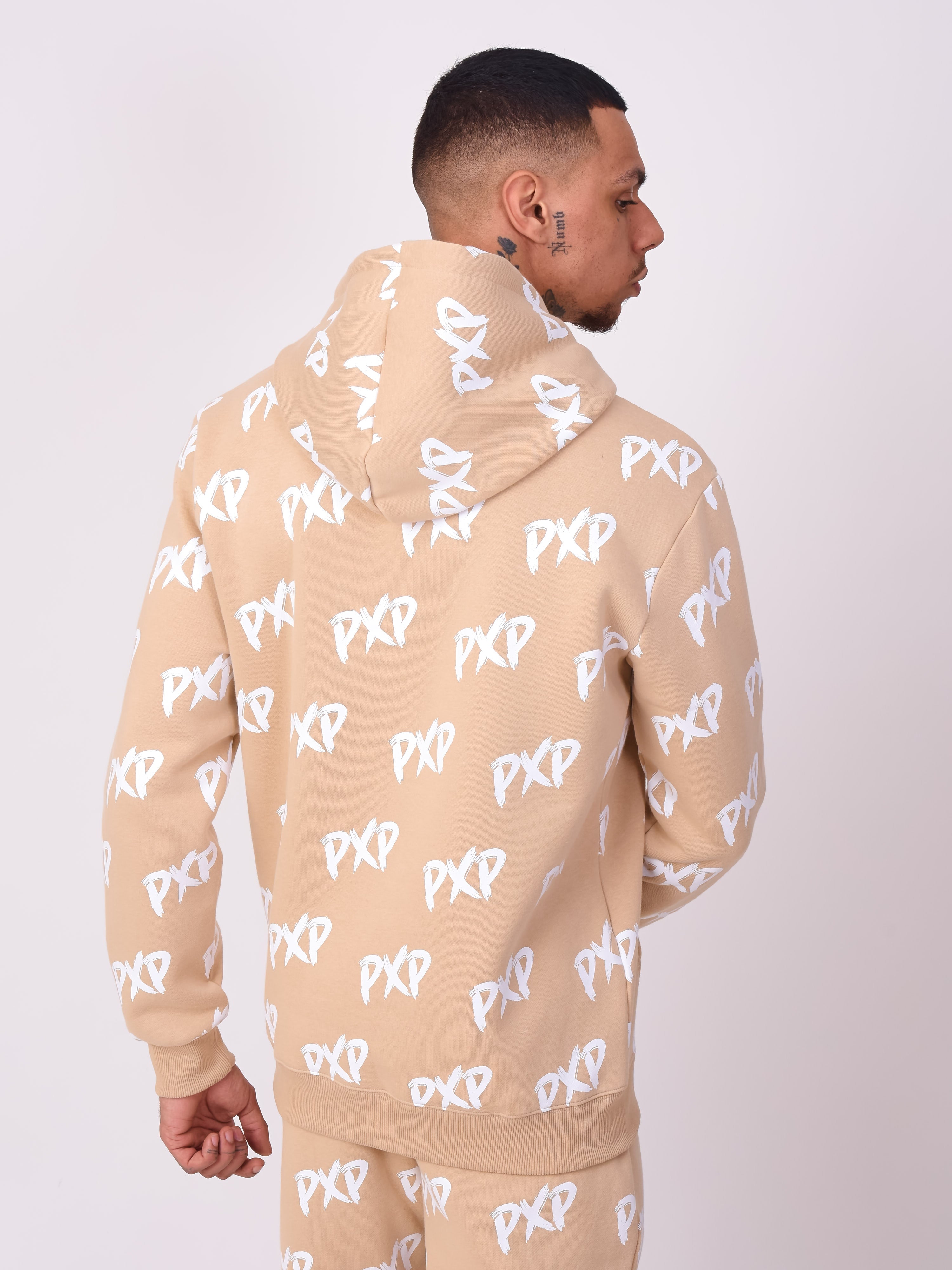 hoodie-pxp-brush-all-over-2020107-beige