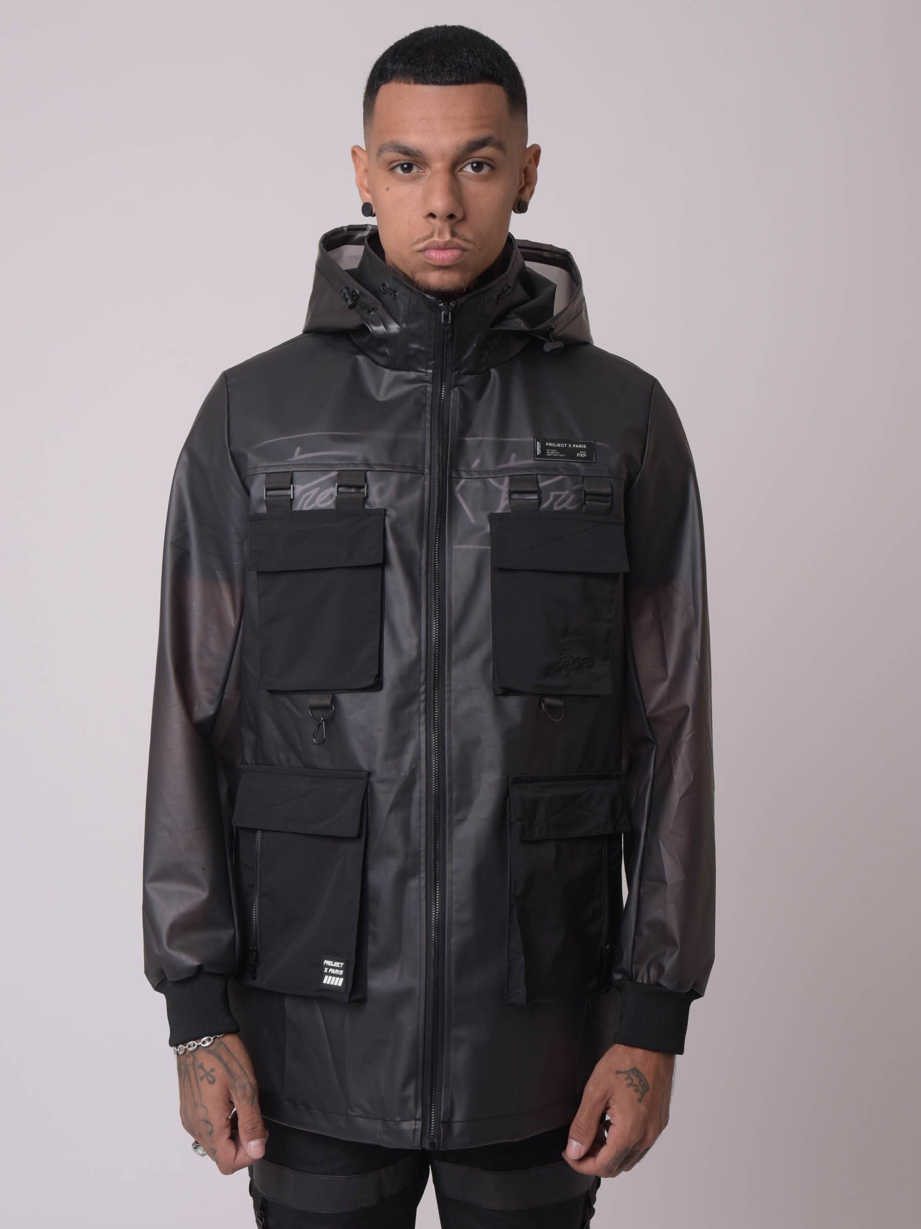 Transparent raincoat-1