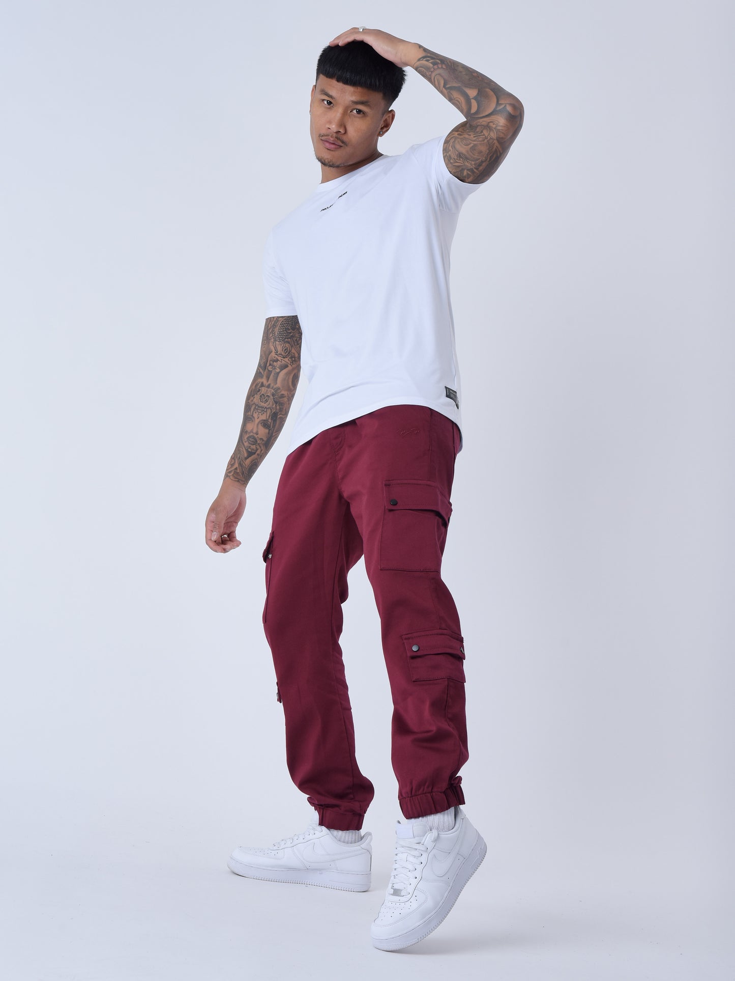jean-cargo-multi-poches-bas-elastique-t19939-bordeaux