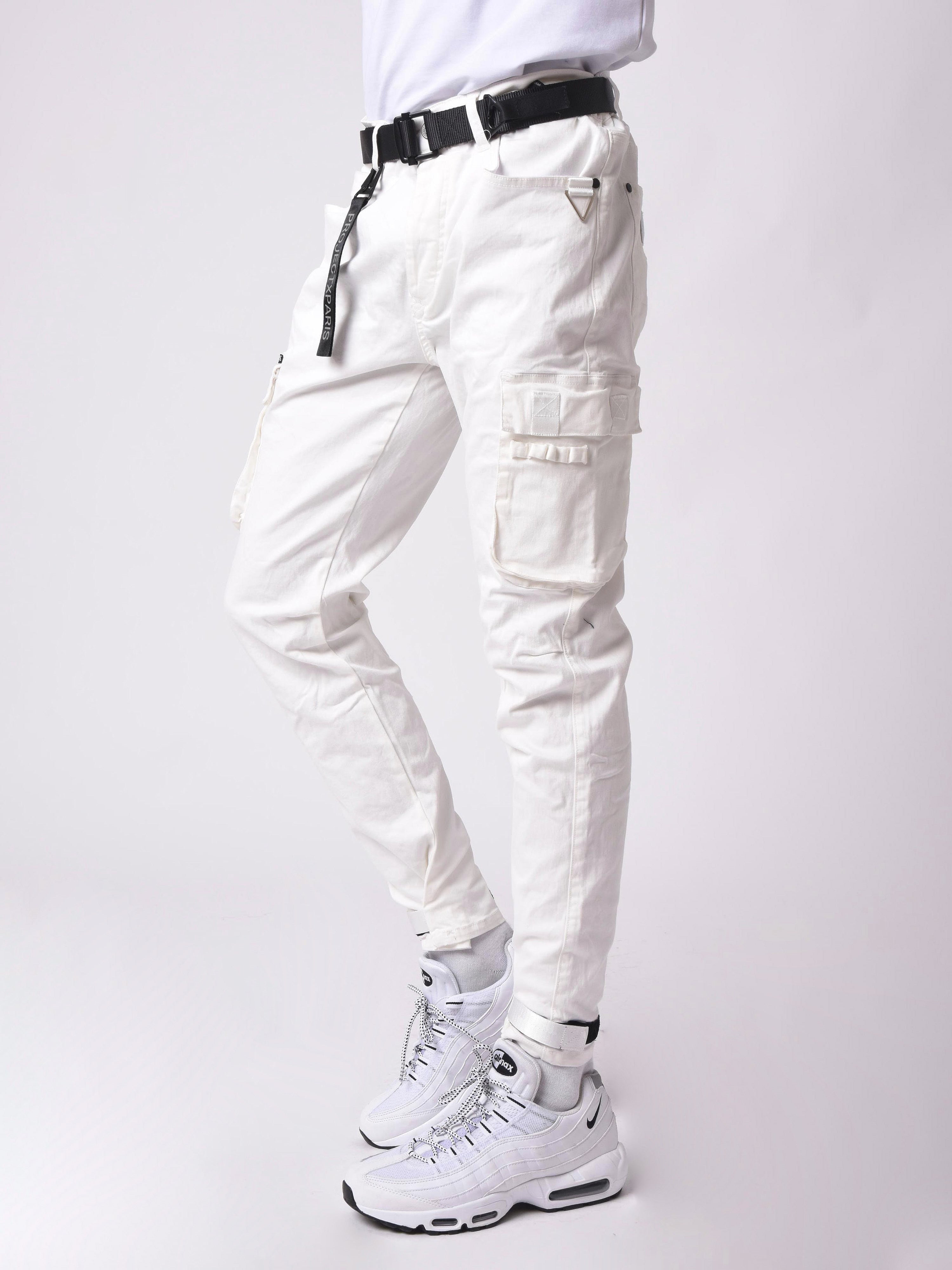 jean-cargo-poches-et-sangle-de-resserrement-en-bas-blanc