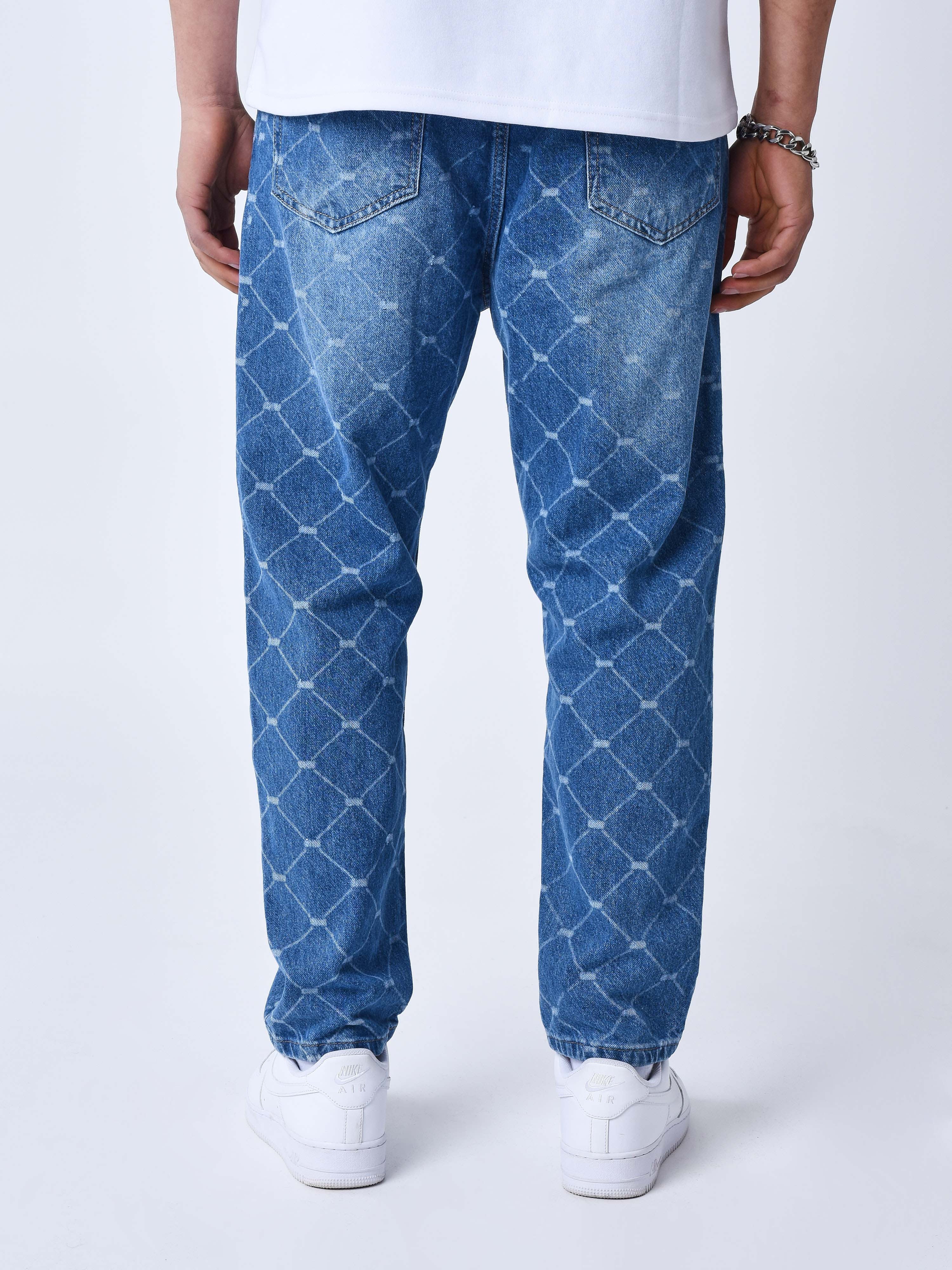 Loose fit laser wash jeans – PXP