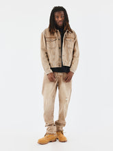 Jean large d'ensemble Marron